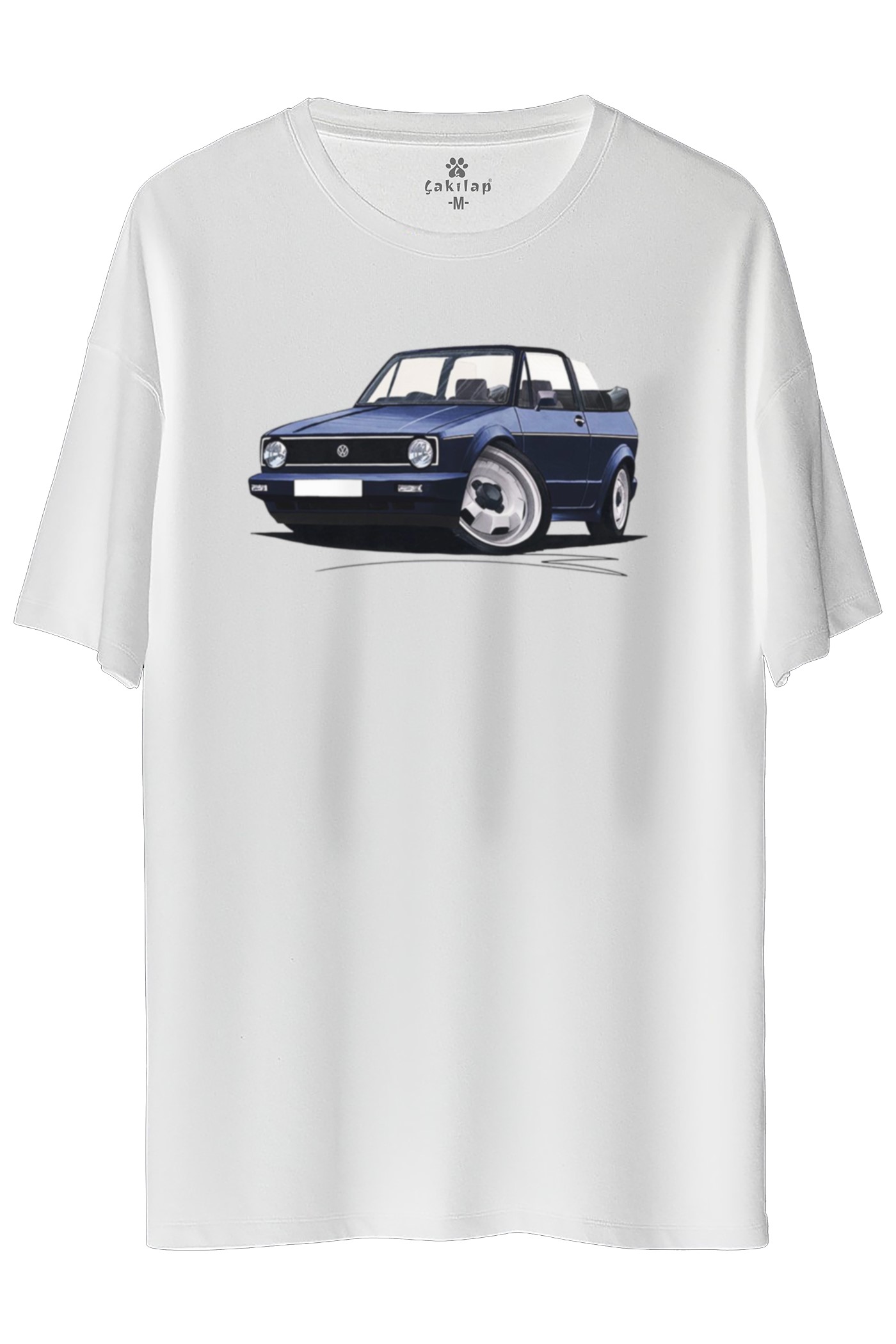 Vw Golf 1 Baskılı Oversize Tişört