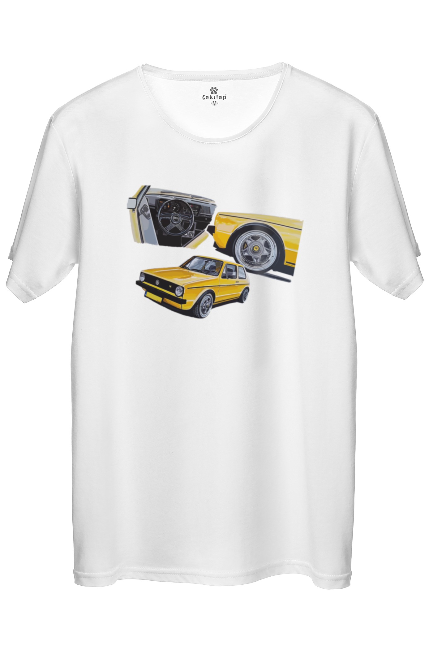 Vw Golf 1 Baskılı Regular Tişört