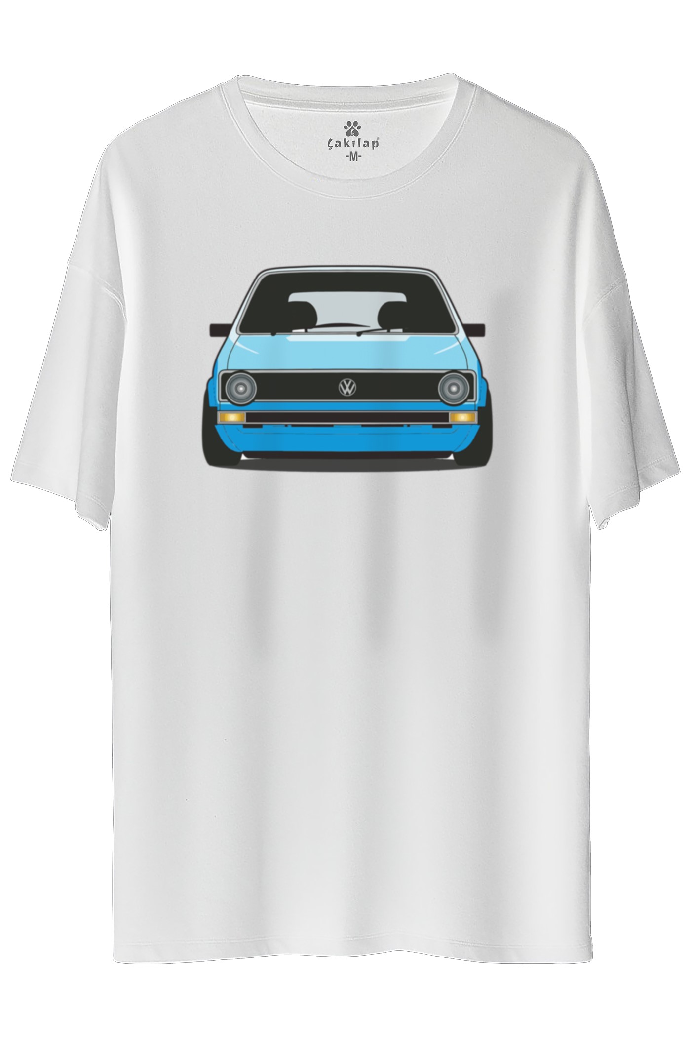 Vw Golf 1 Baskılı Oversize Tişört