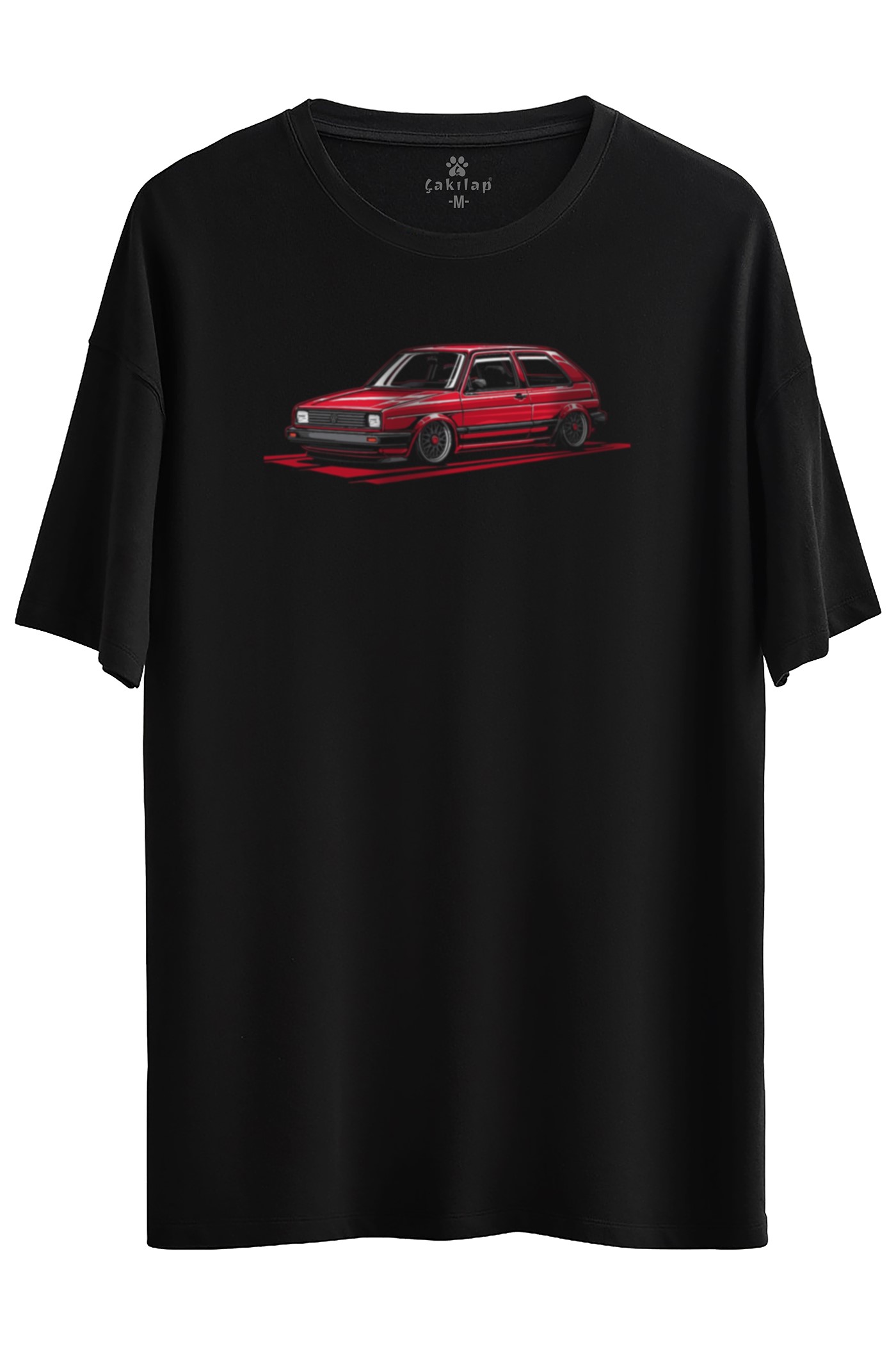 Vw Golf 1 Baskılı Oversize Tişört