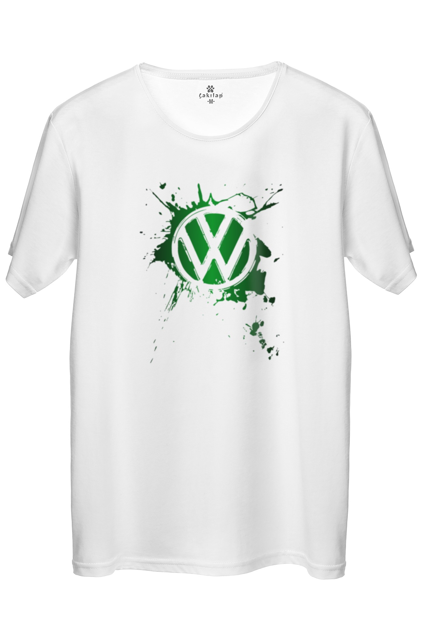 Vw Logo Baskılı Regular Tişört