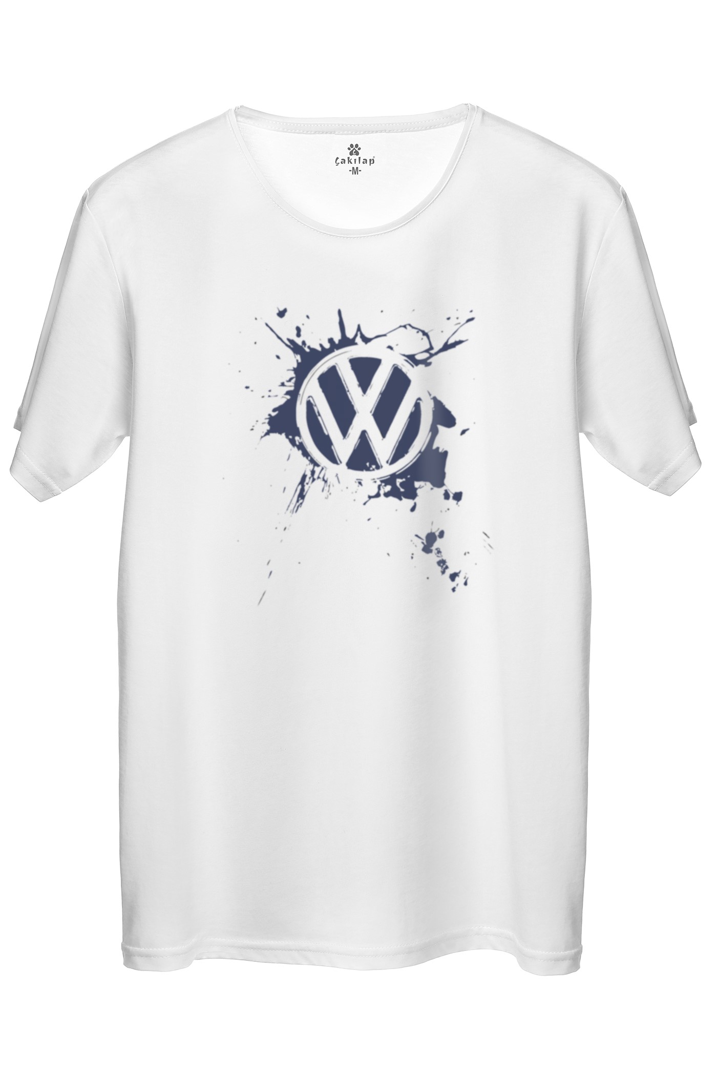 Vw Logo Baskılı Regular Tişört