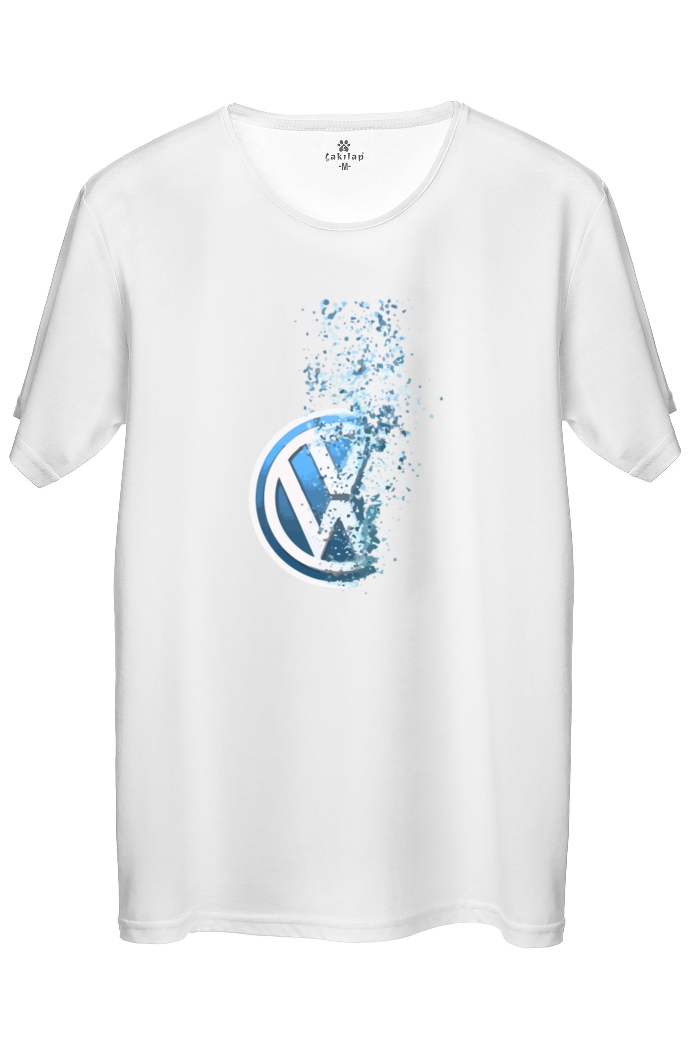 Vw Logo Baskılı Regular Tişört