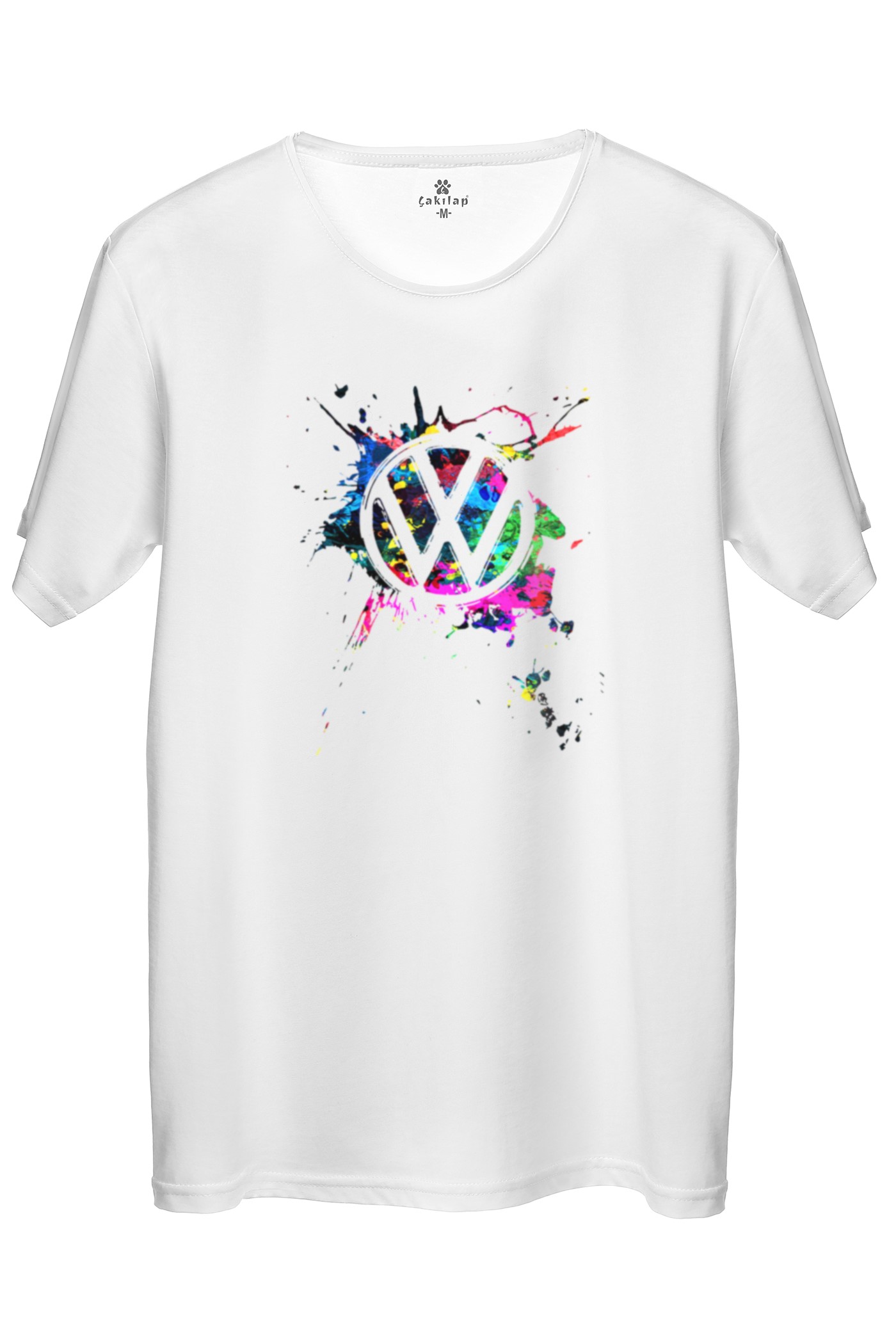 Vw Logo Baskılı Regular Tişört