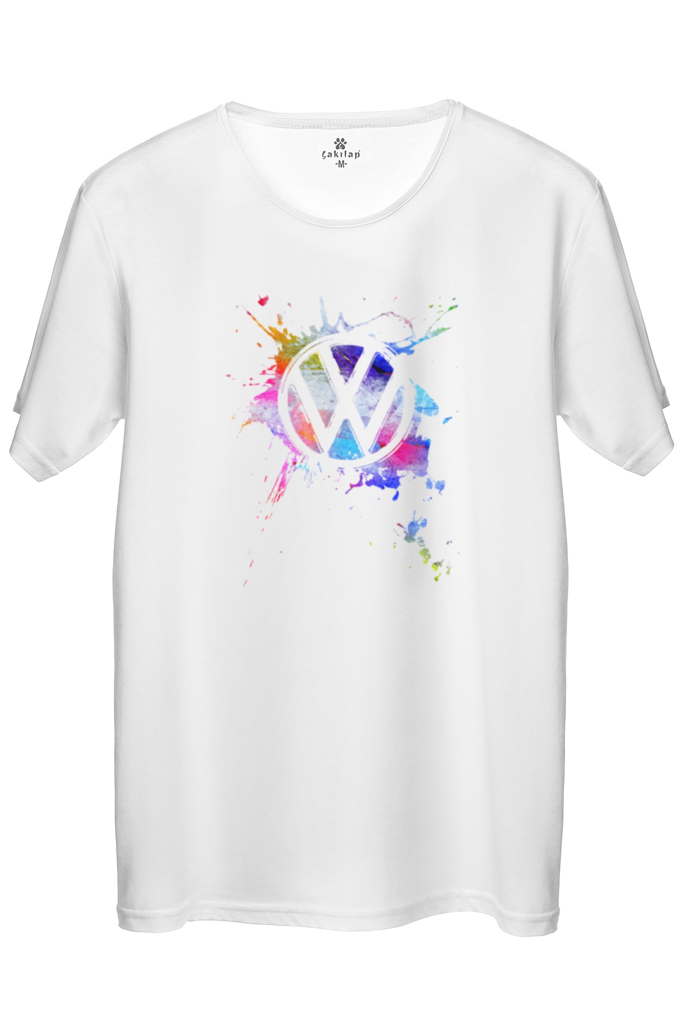 Vw Logo Baskılı Regular Tişört