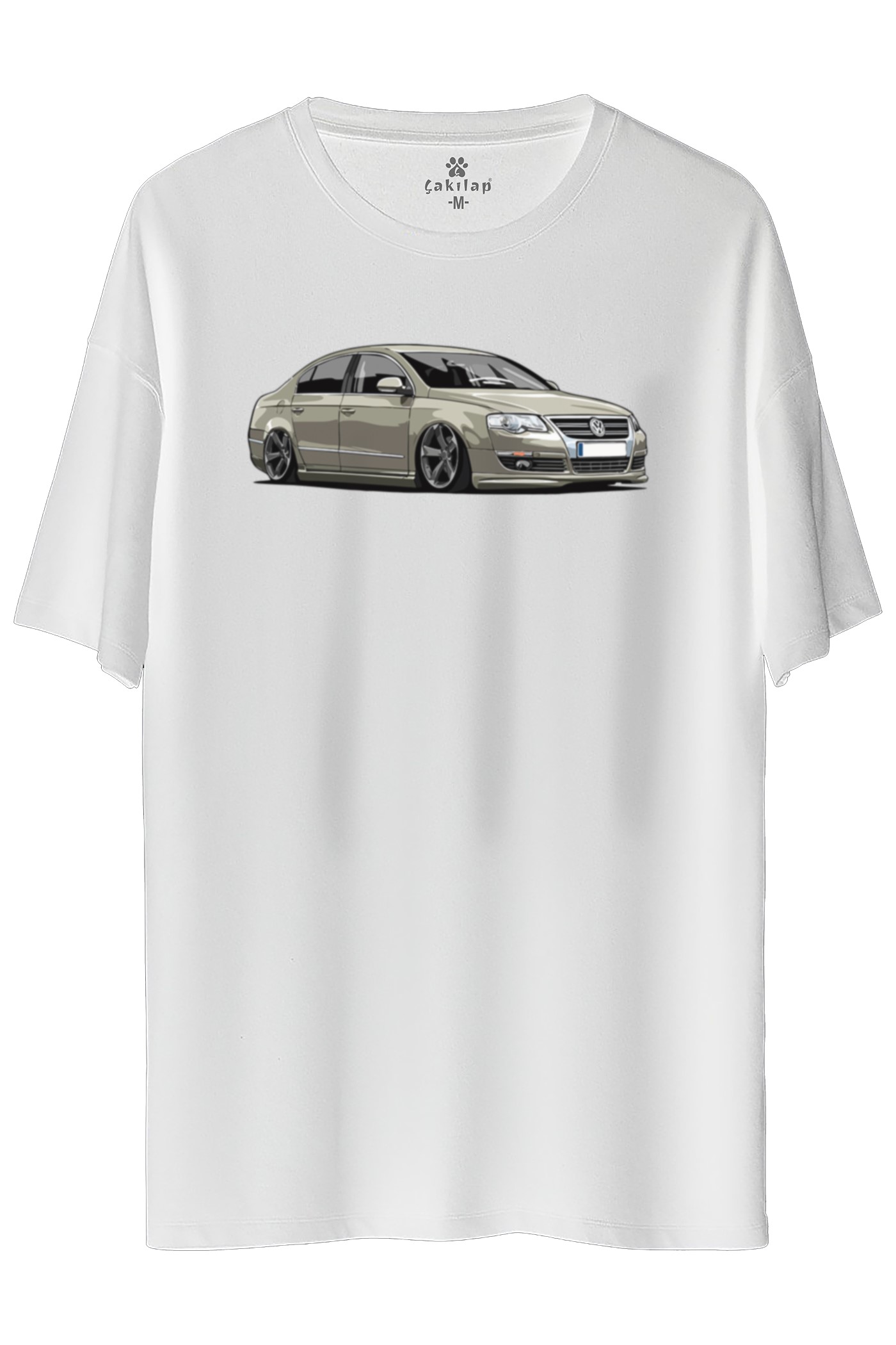 Vw Passat B6 Baskılı Oversize Tişört