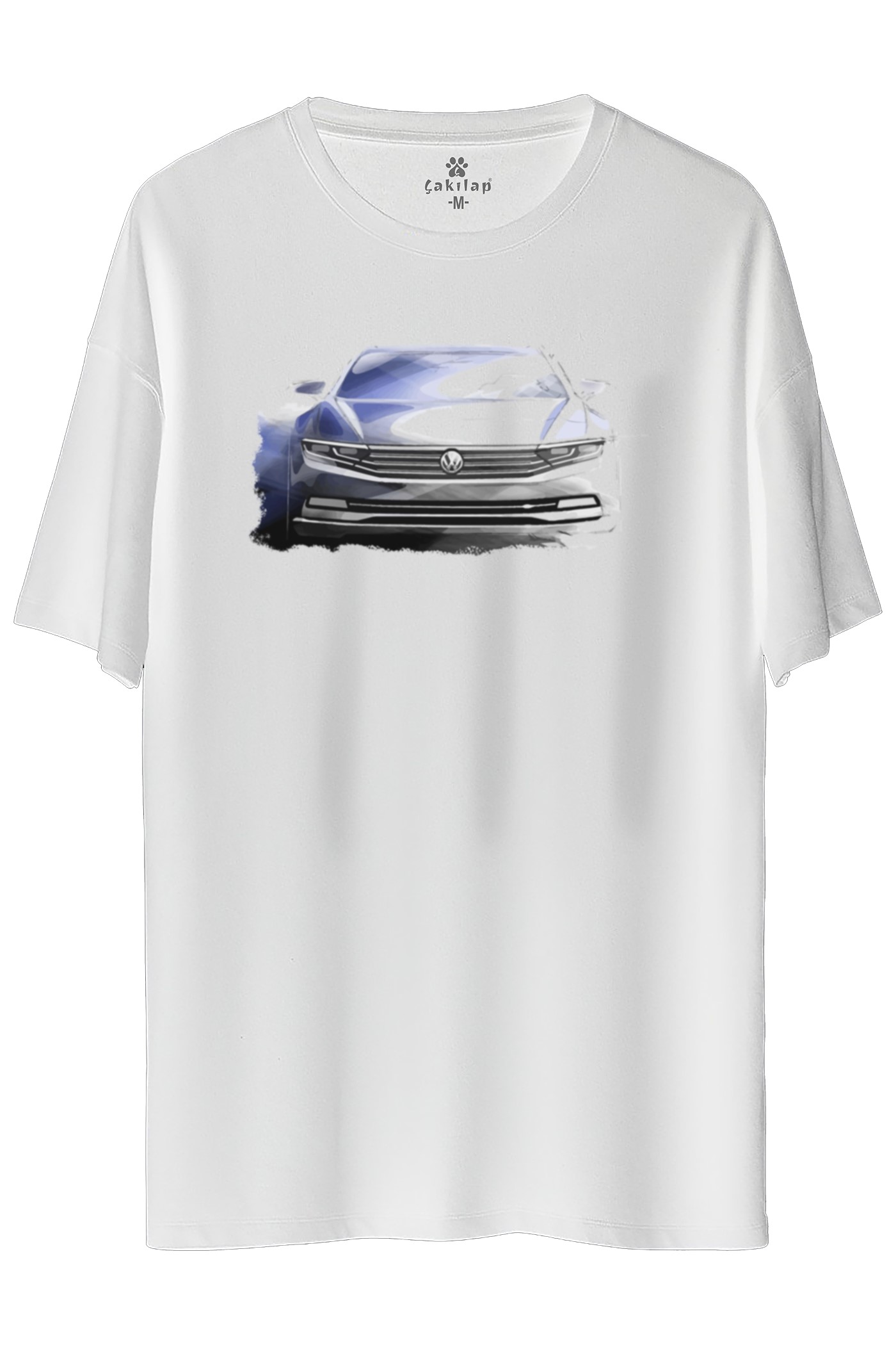 Vw Passat B8 Baskılı Oversize Tişört