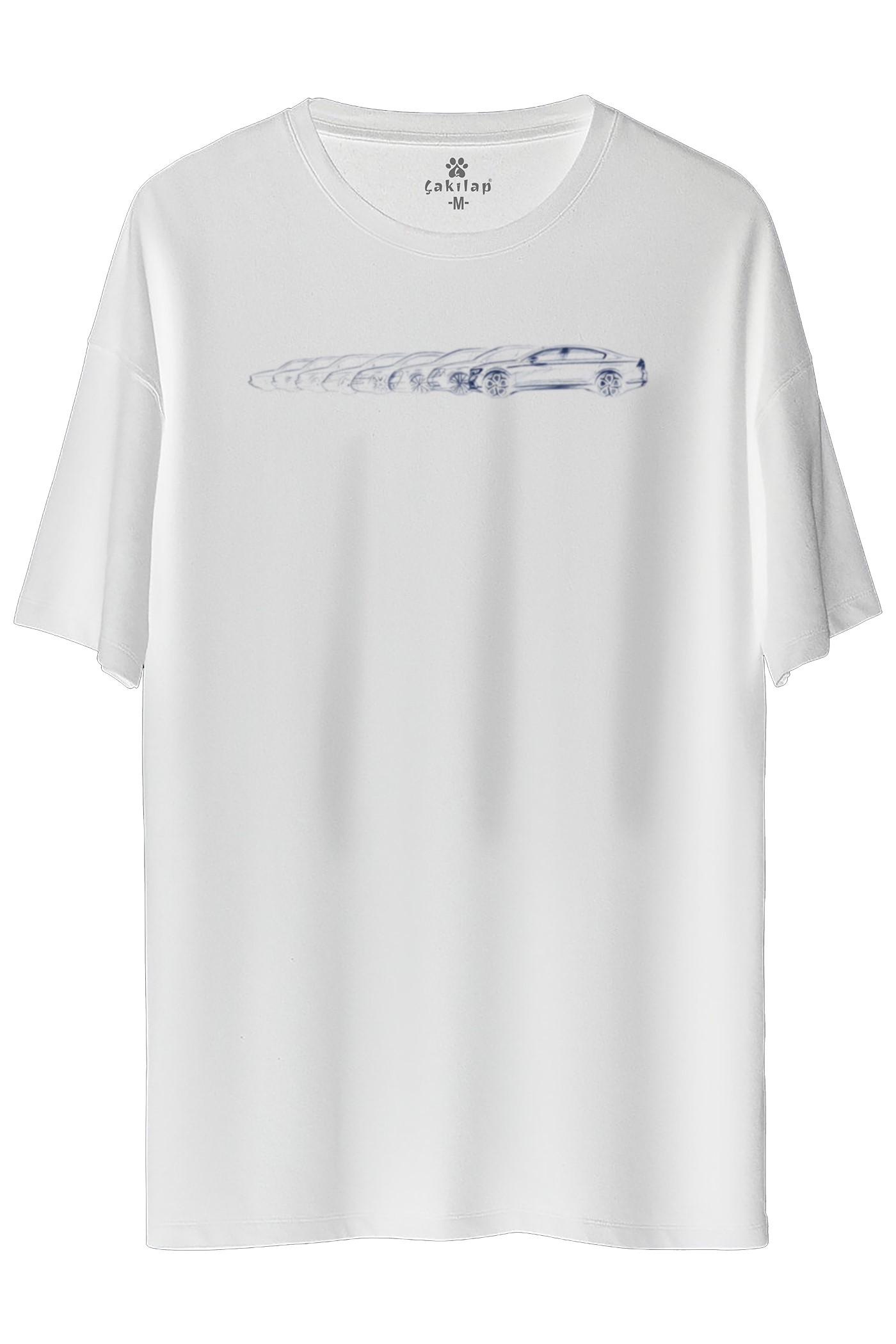 Vw Passat B8 Baskılı Oversize Tişört