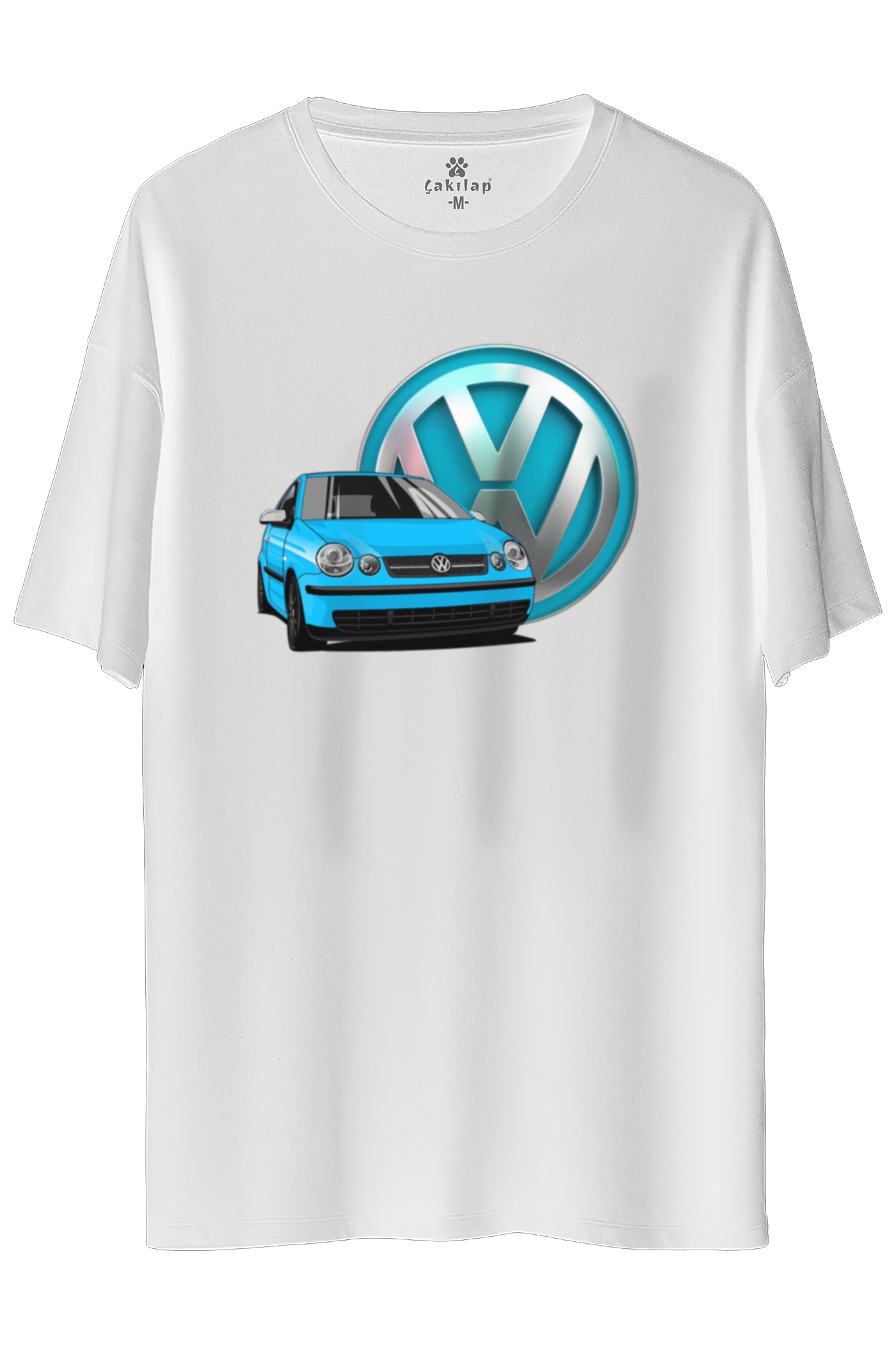 Vw Polo Mk4 Baskılı Oversize Tişört