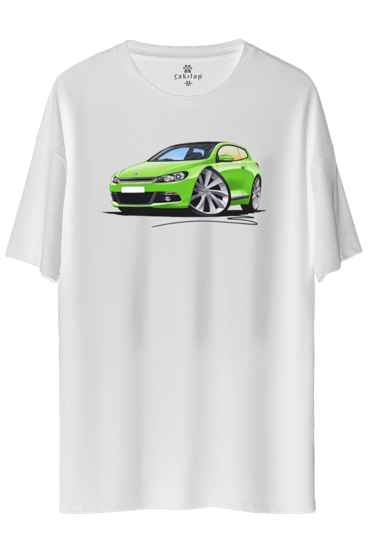 Vw Scirocco Baskılı Oversize Tişört