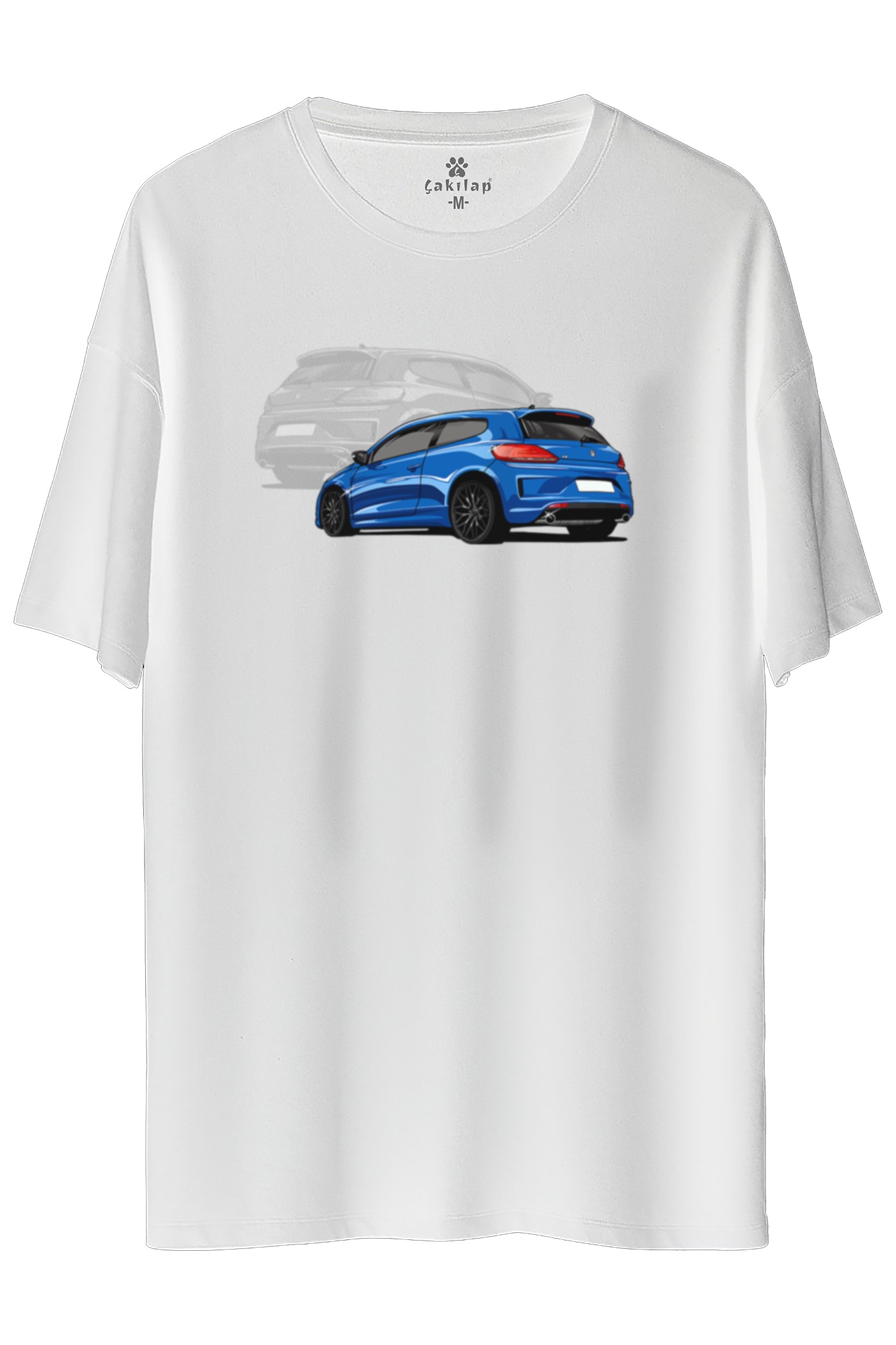 Vw Scirocco Baskılı Oversize Tişört
