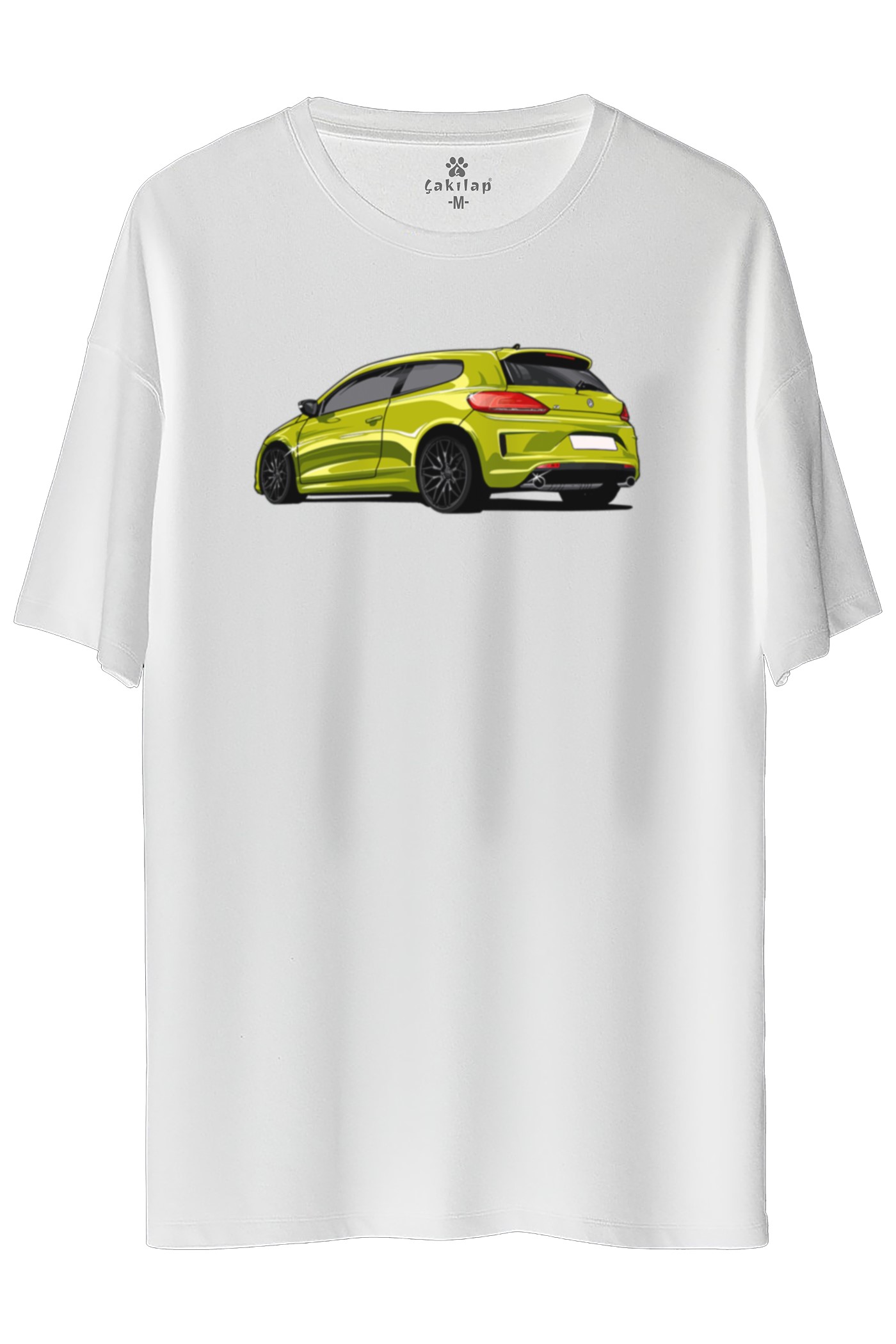 Vw Scirocco Baskılı Oversize Tişört