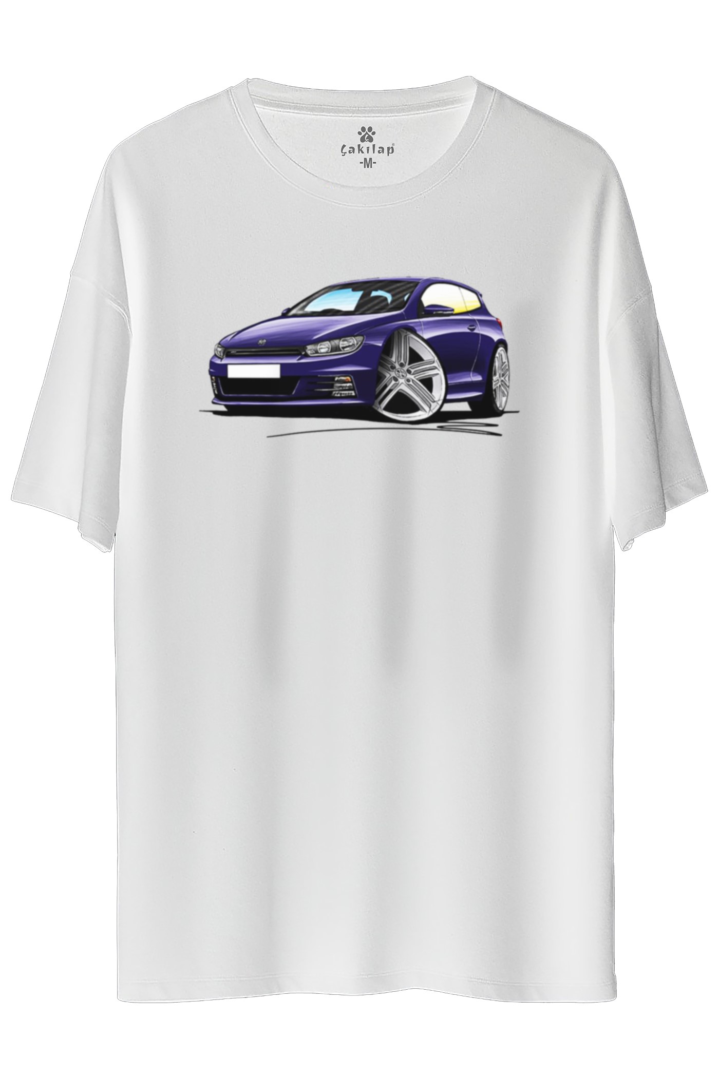Vw Scirocco Baskılı Oversize Tişört