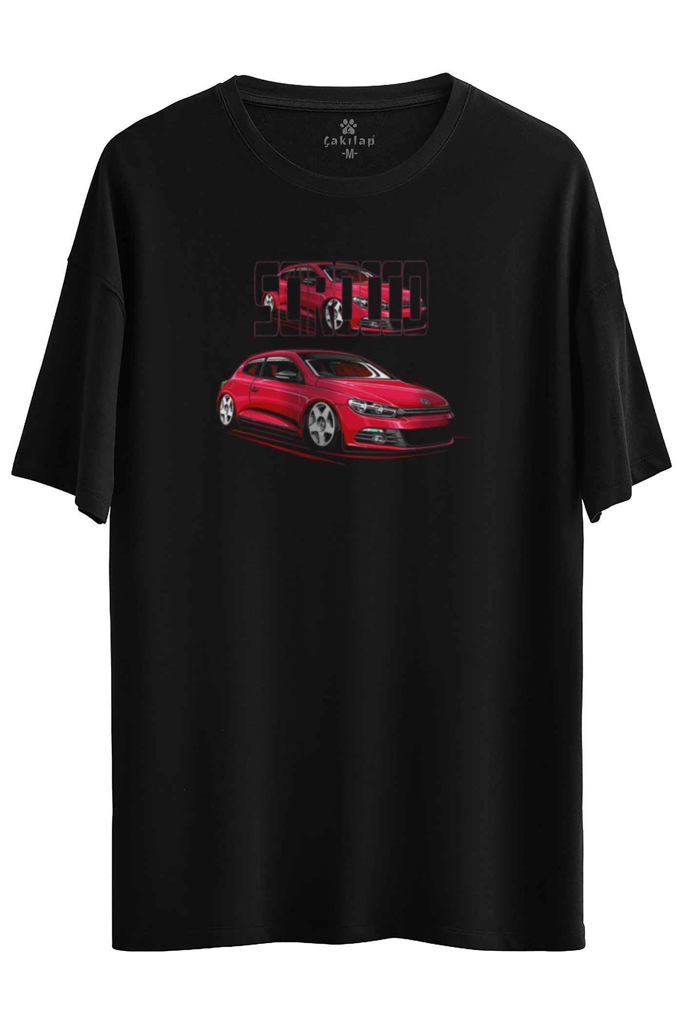 Vw Scirocco Baskılı Oversize Tişört