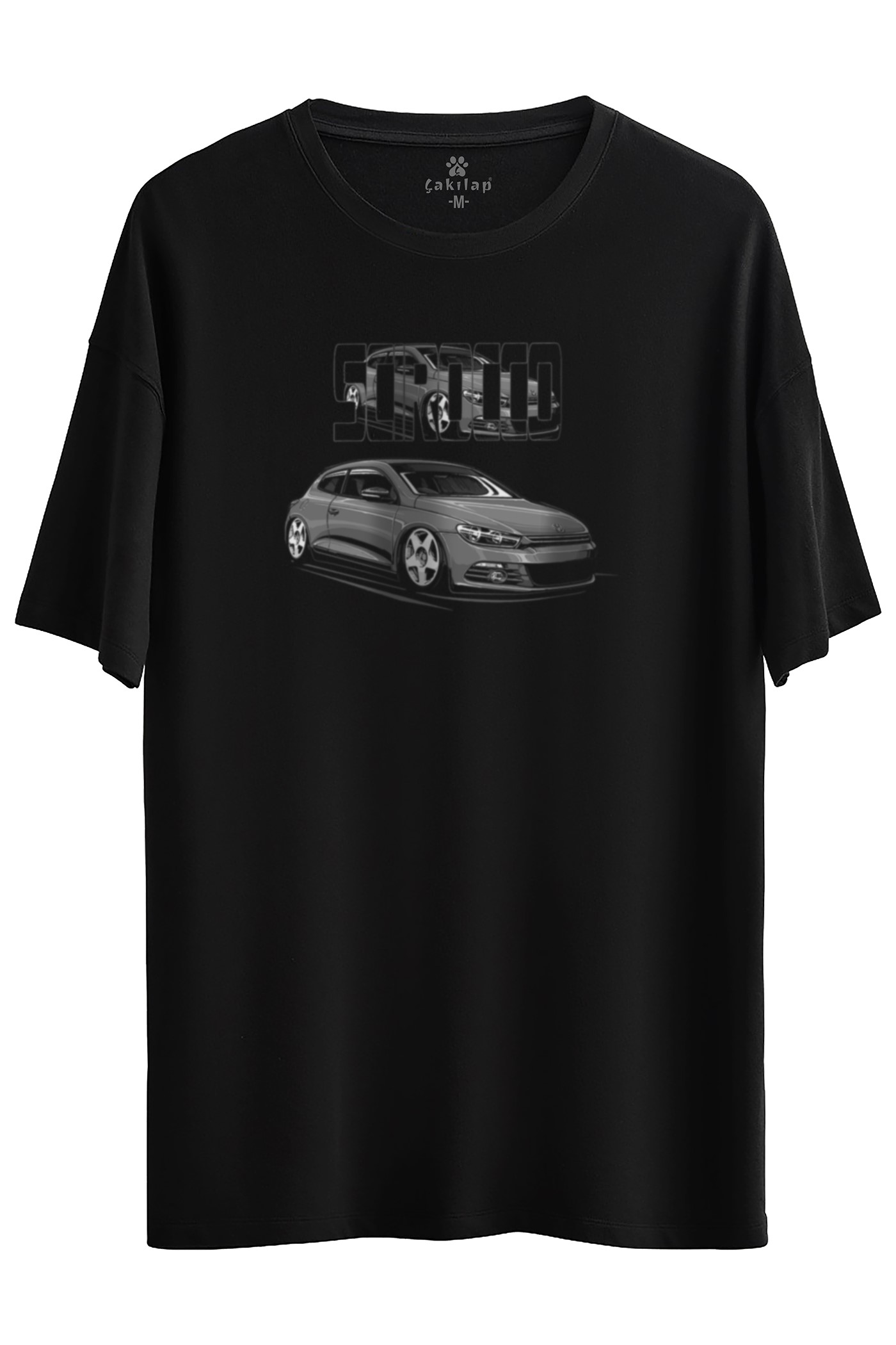 Vw Scirocco Baskılı Oversize Tişört