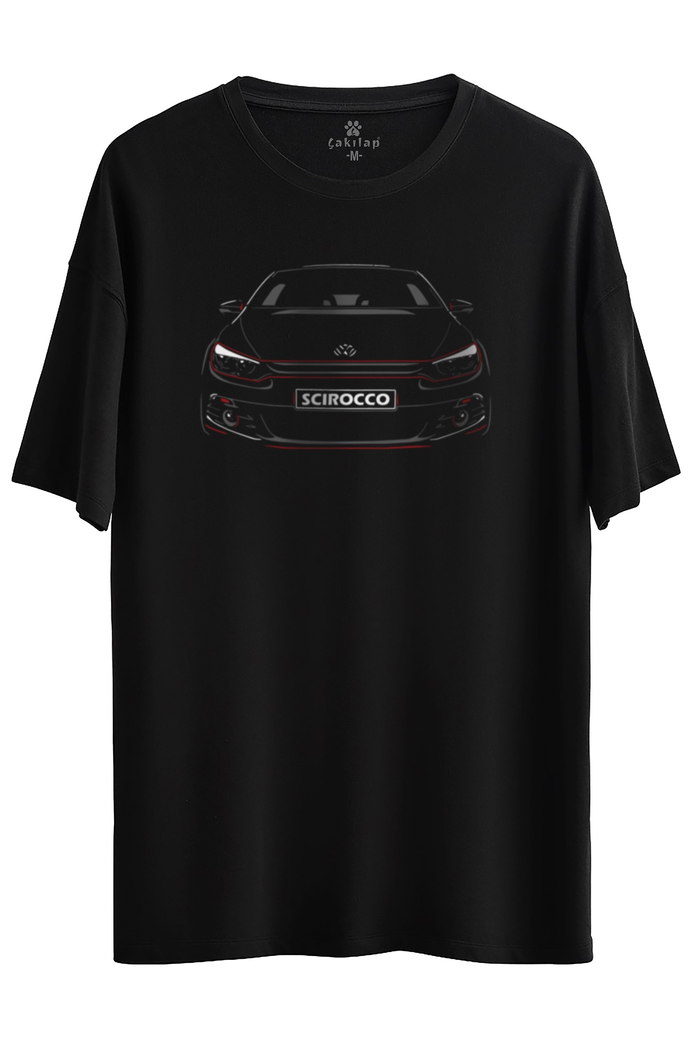 Vw Scirocco Baskılı Oversize Tişört