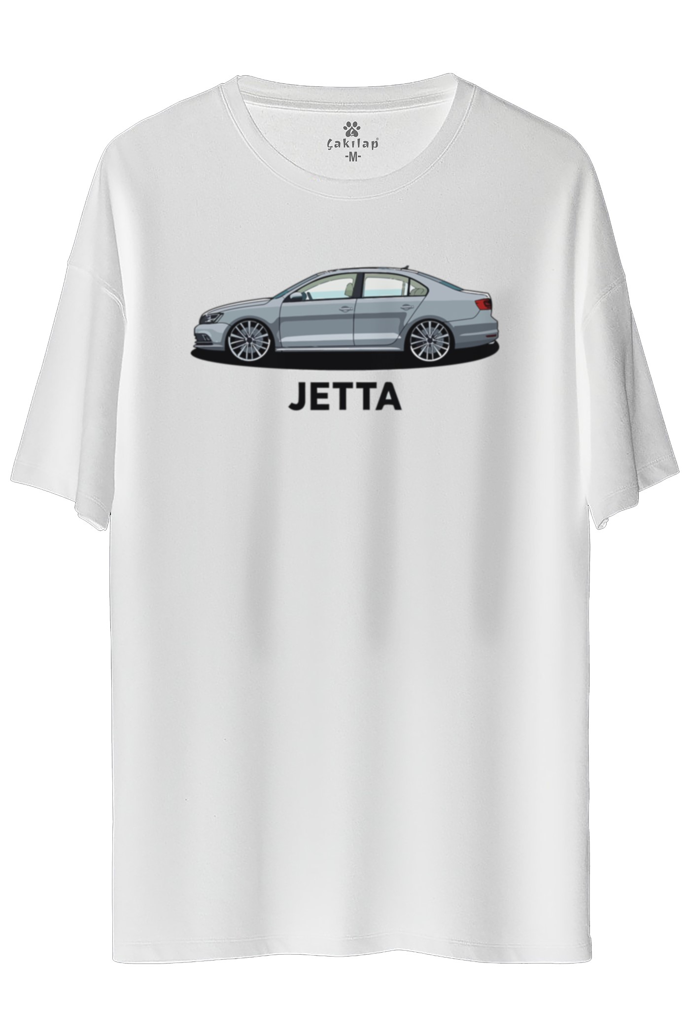 Vw jetta Mk6 Baskılı Oversize Tişört