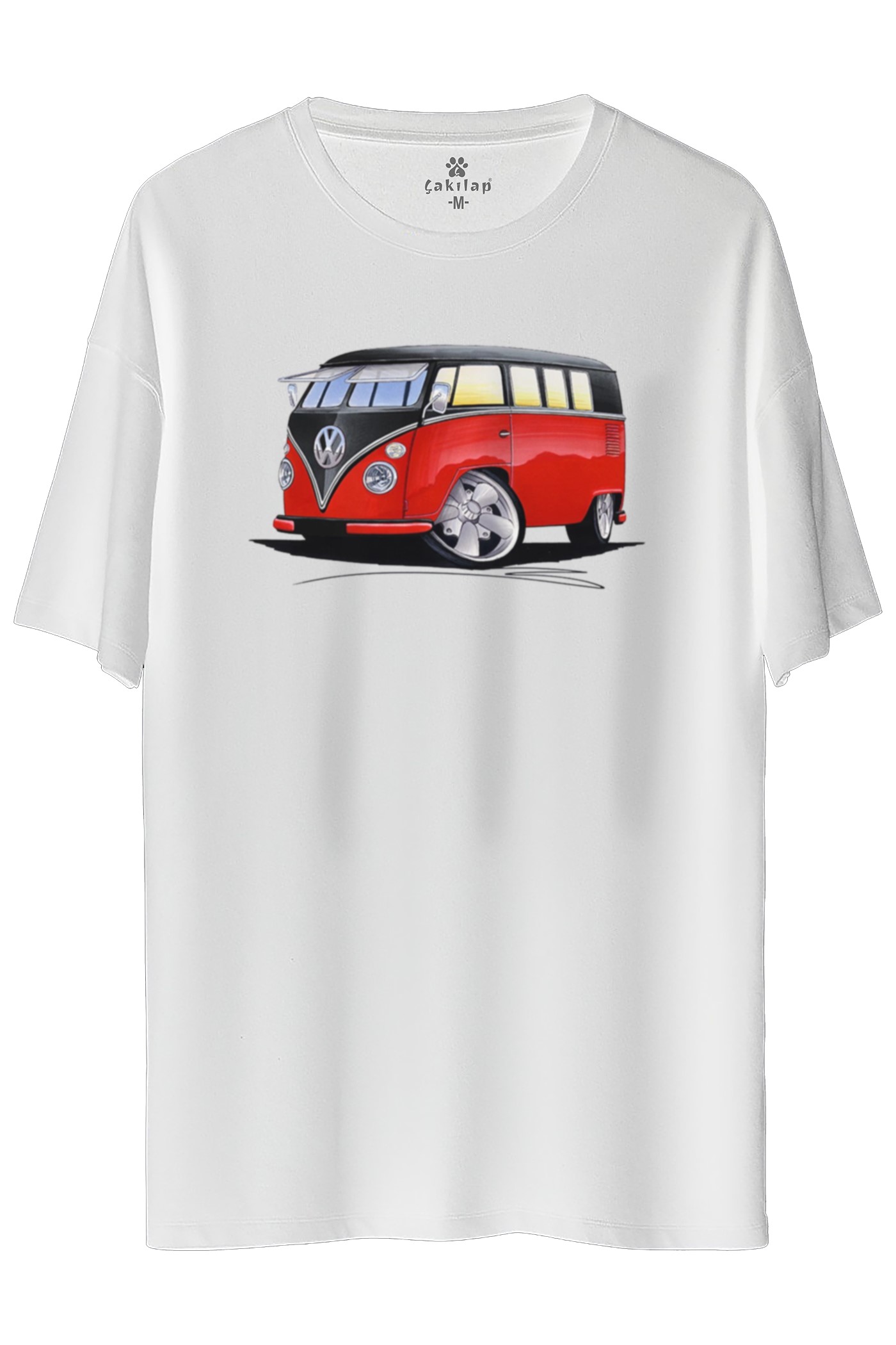 Vw Transporter T1 Baskılı Oversize Tişört