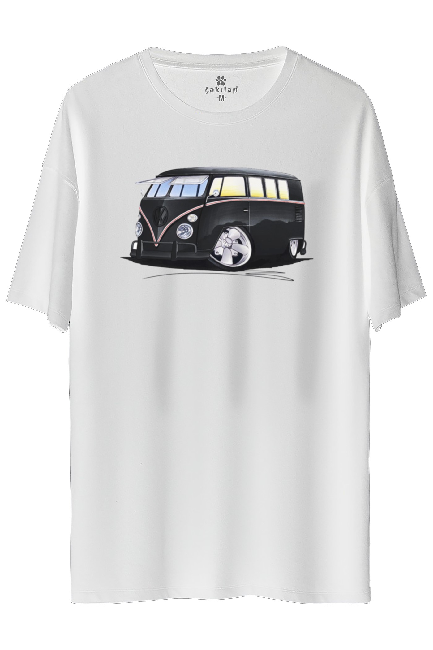 Vw Transporter T1 Baskılı Oversize Tişört