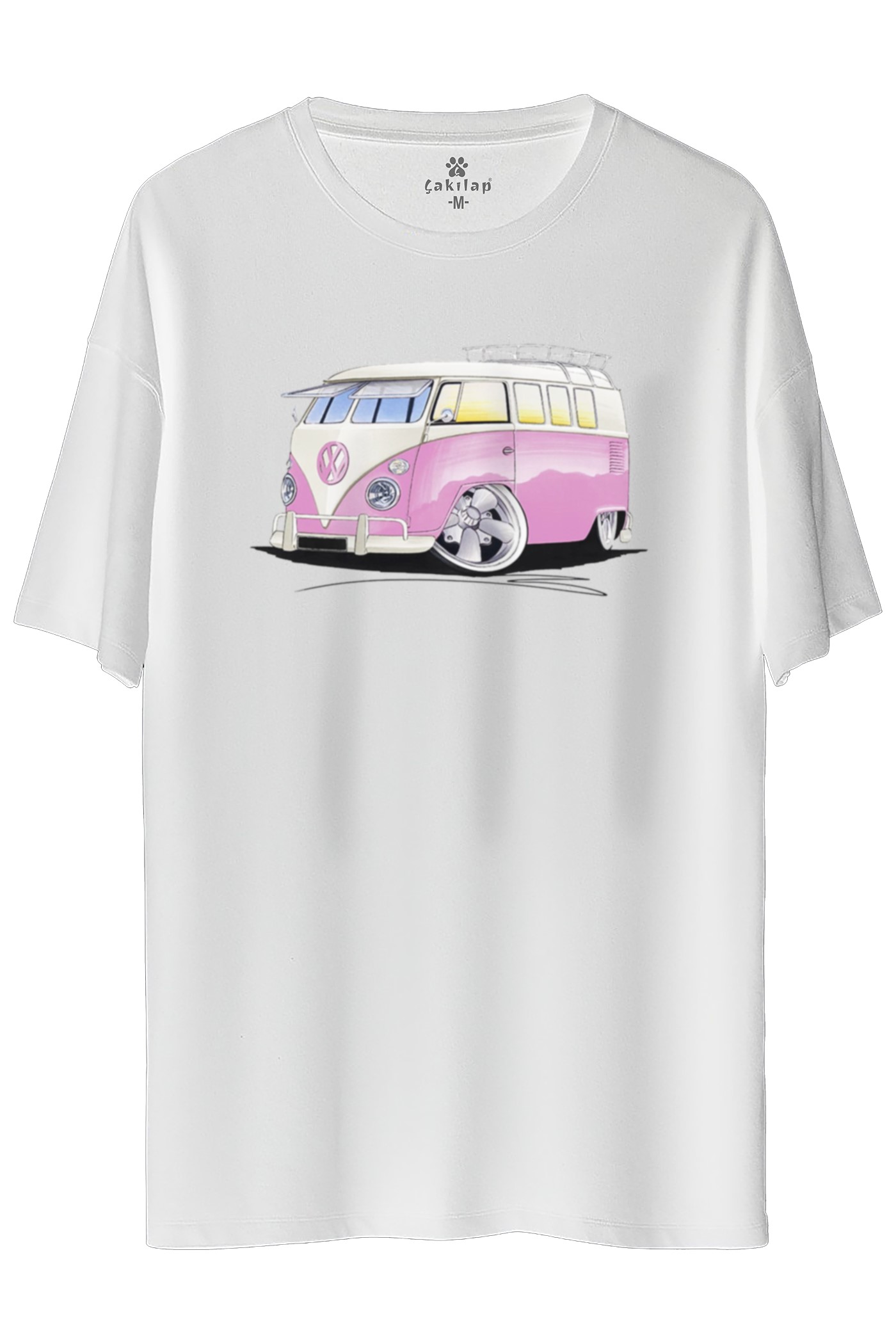 Vw Transporter T1 Baskılı Oversize Tişört