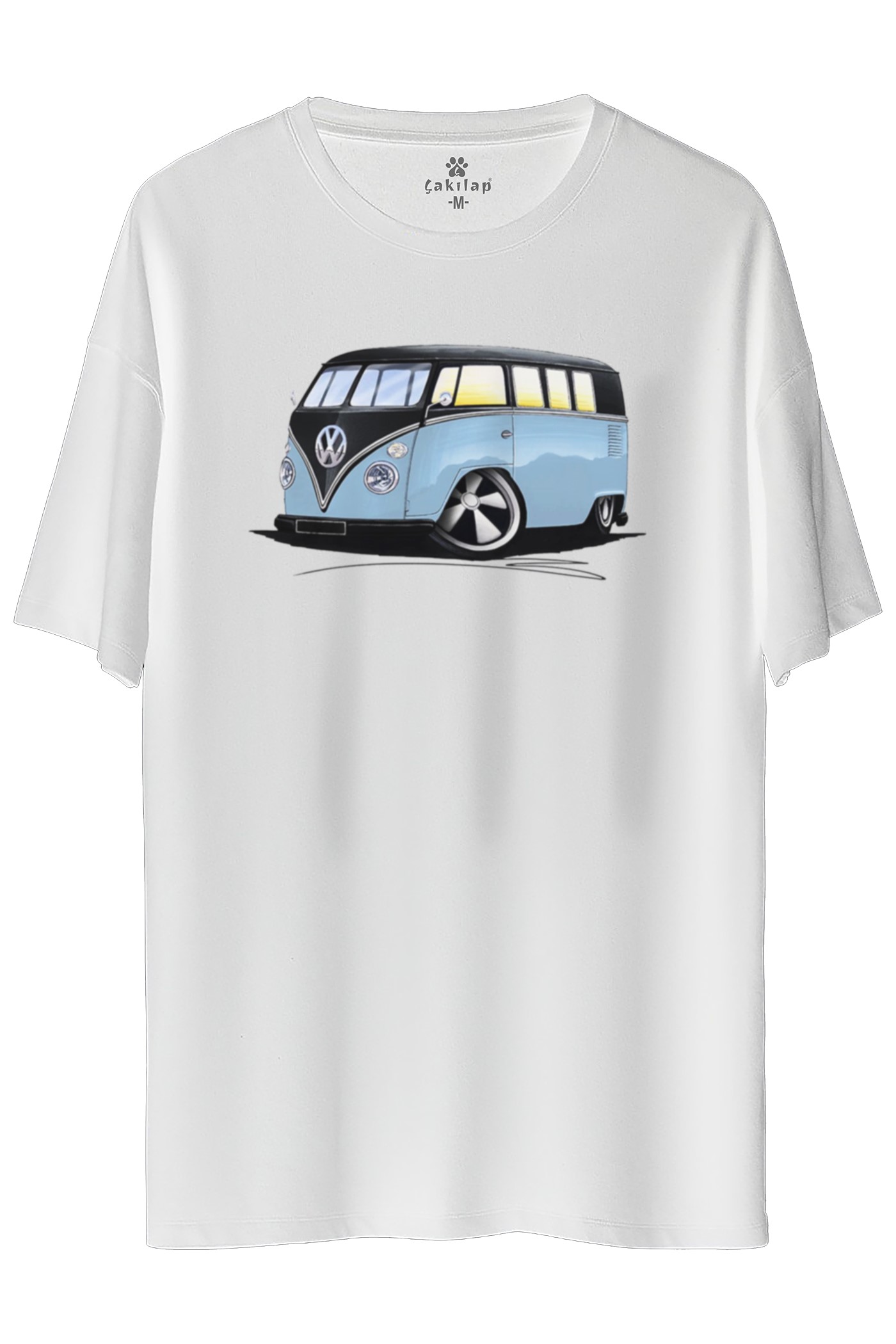 Vw Transporter T1 Baskılı Oversize Tişört