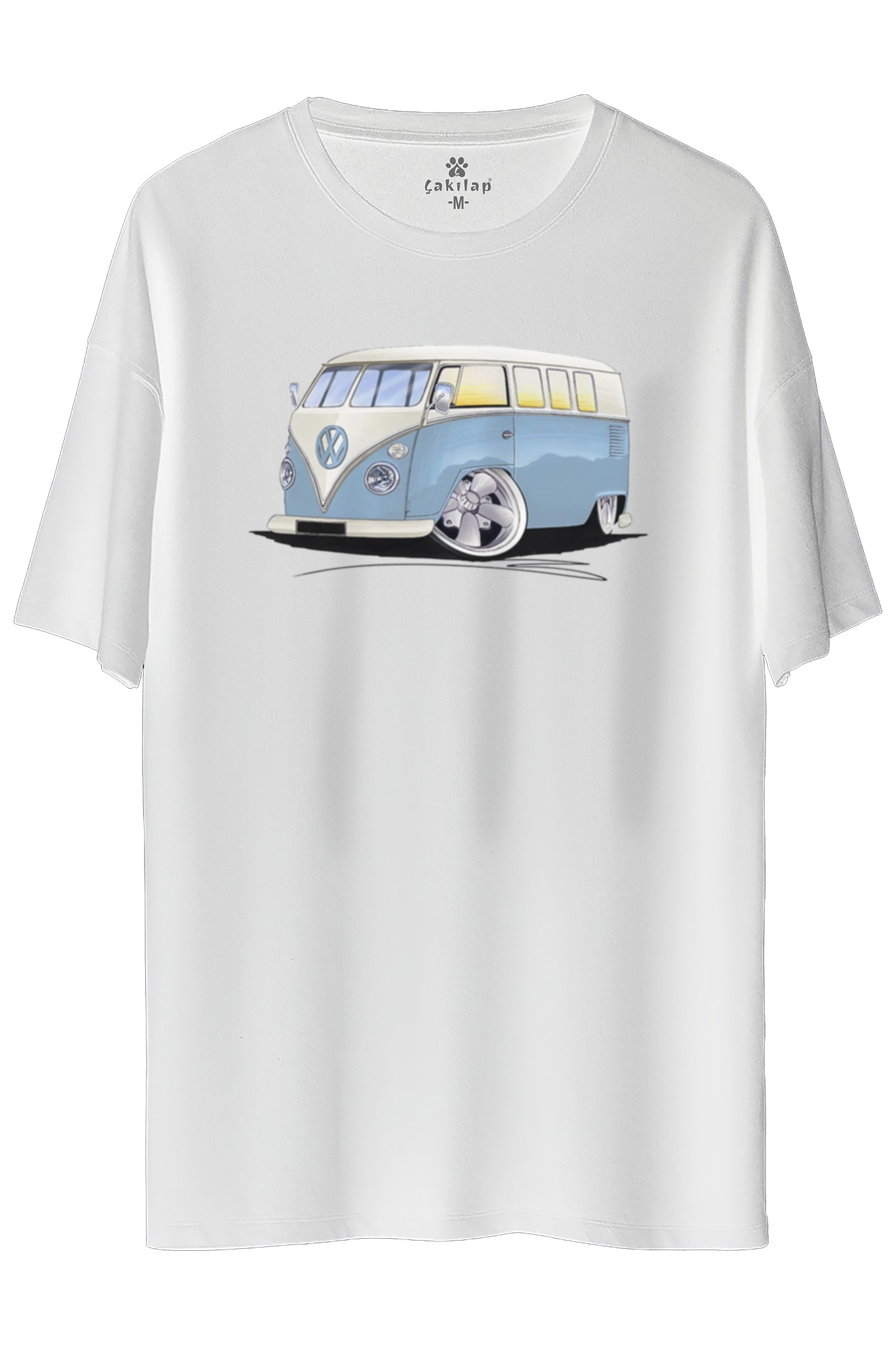 Vw Transporter T1 Baskılı Oversize Tişört