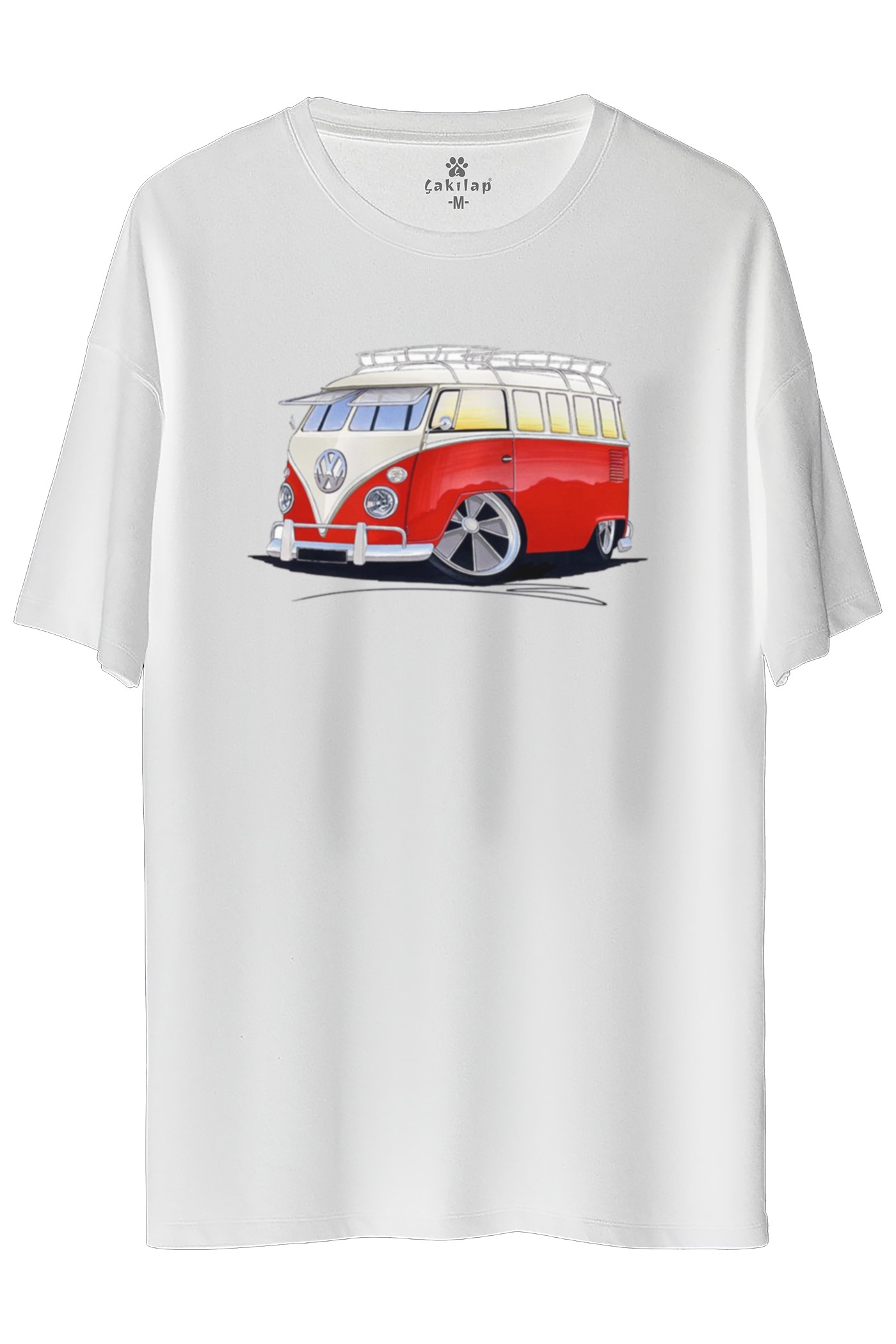 Vw Transporter T1 Baskılı Oversize Tişört