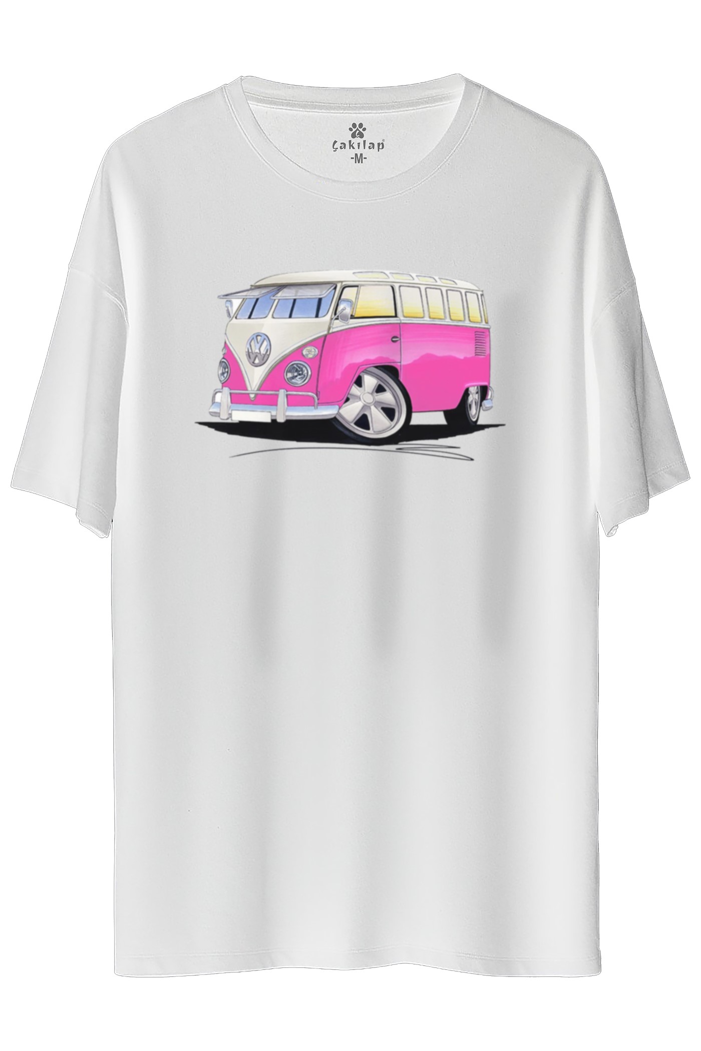 Vw Transporter T1 Baskılı Oversize Tişört