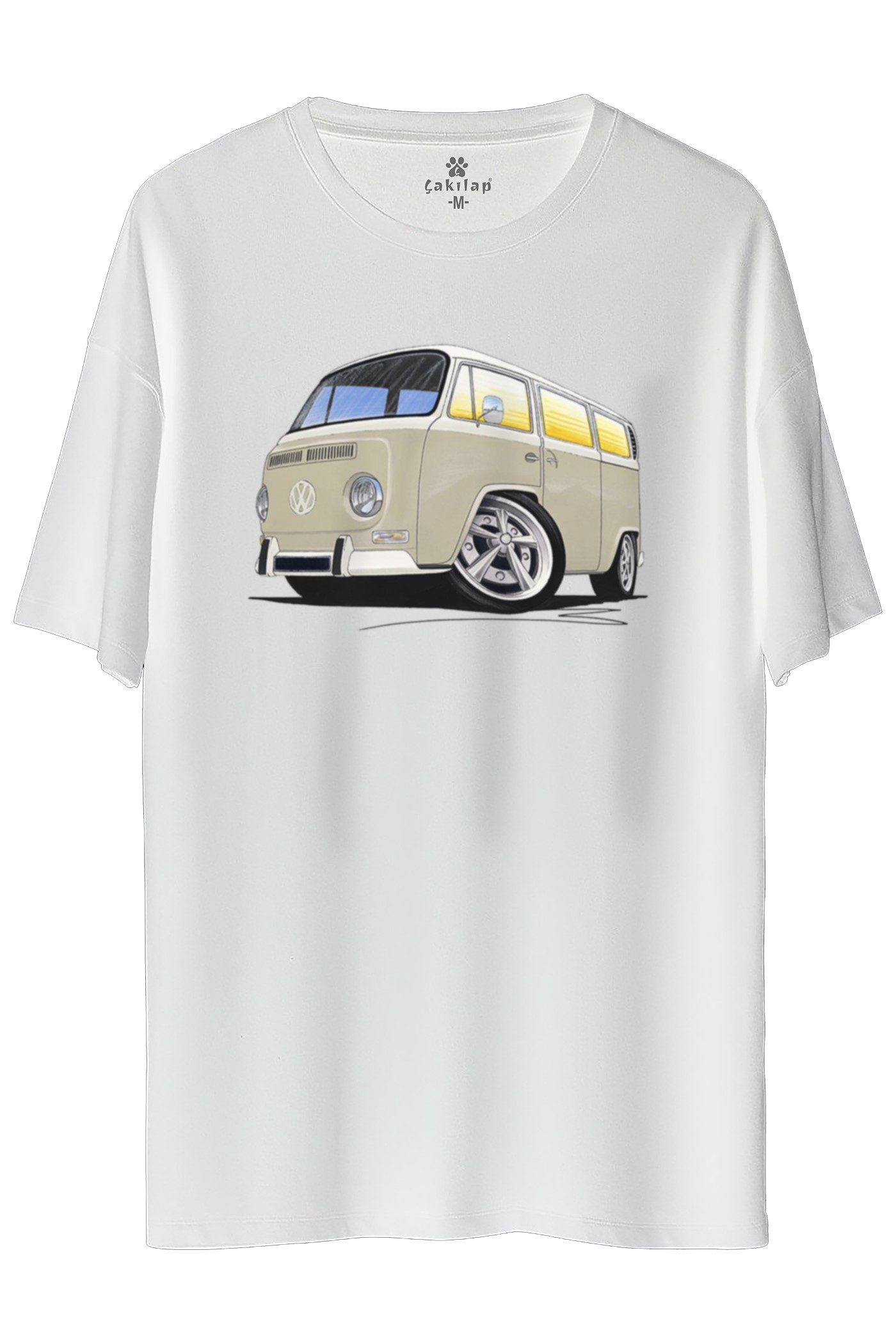 Vw Transporter T2 Baskılı Oversize Tişört