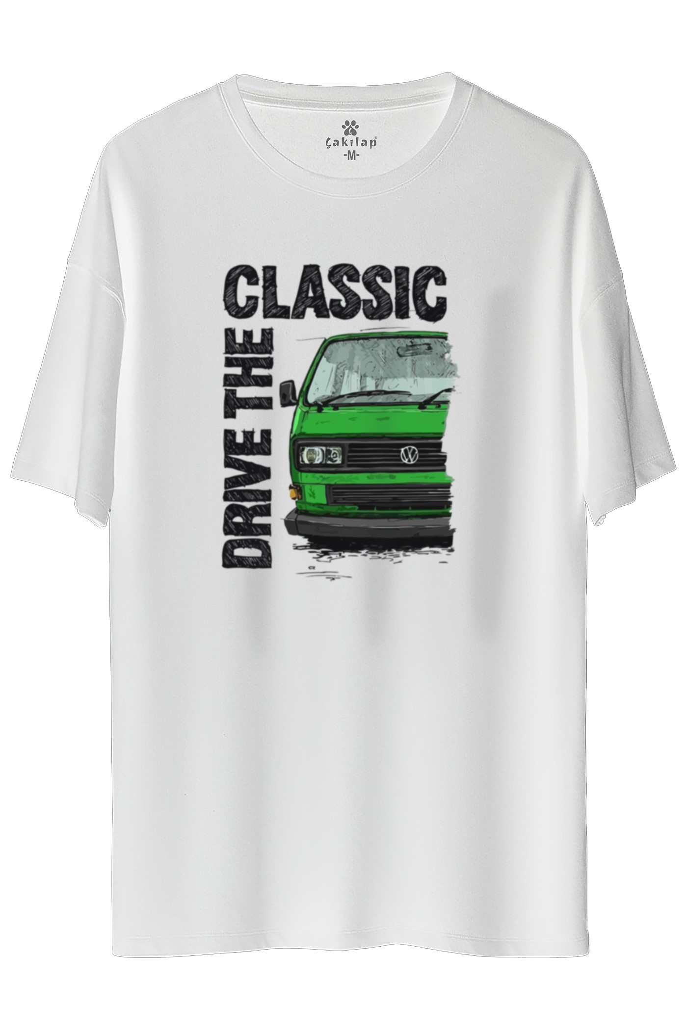 Vw Transporter T3 Baskılı Oversize Tişört