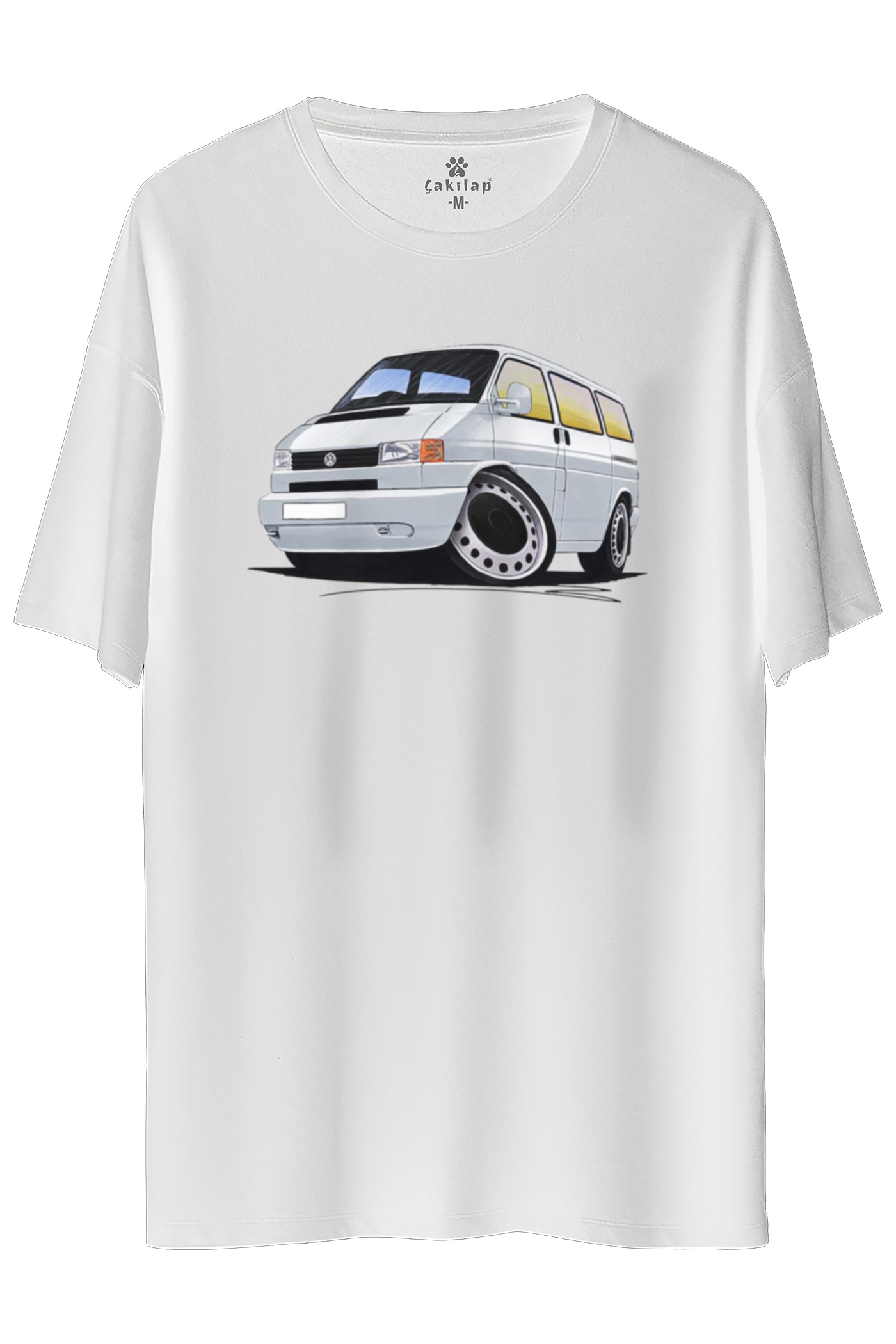 Vw Transporter T4 Baskılı Oversize Tişört