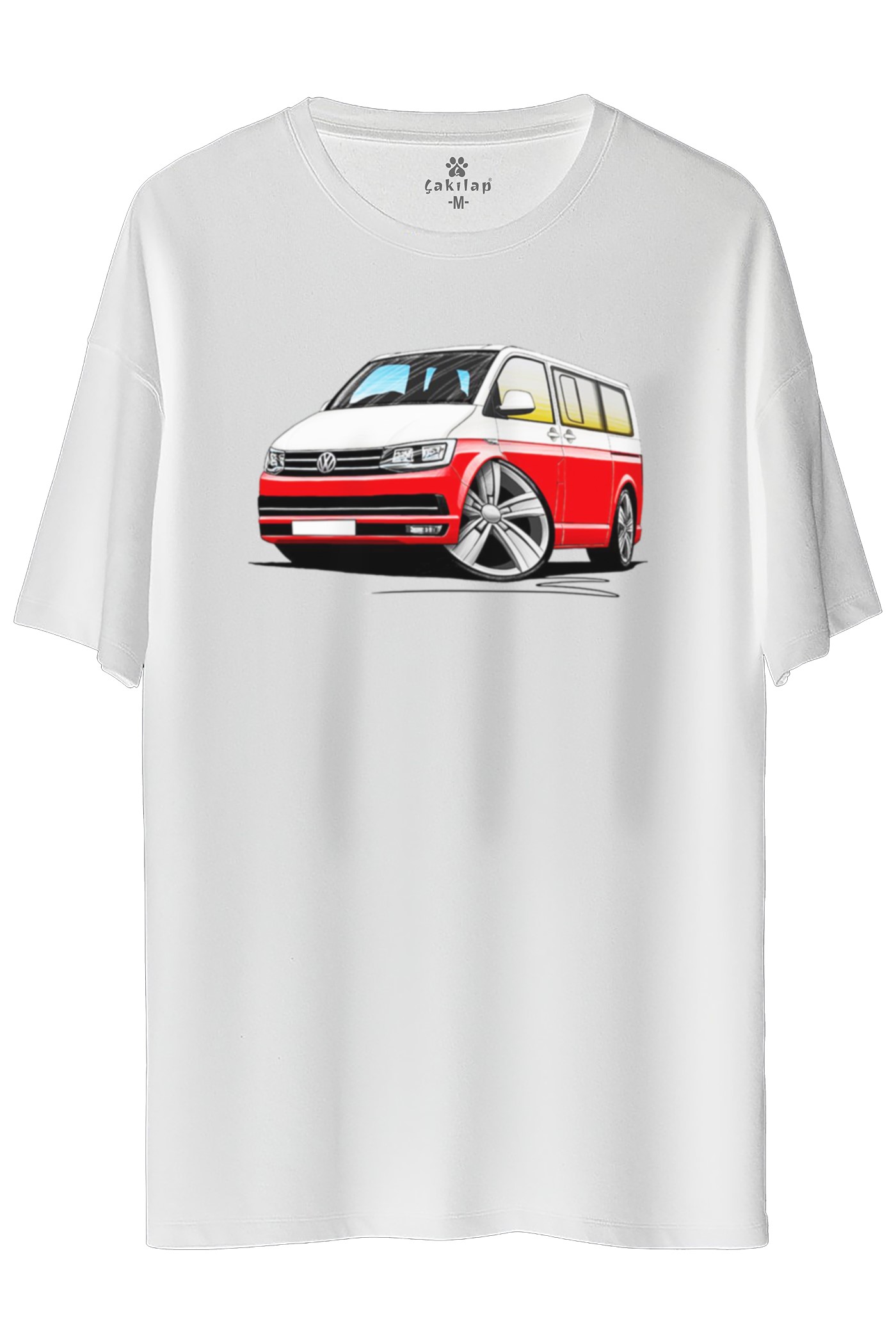 Vw Transporter T6 Baskılı Oversize Tişört