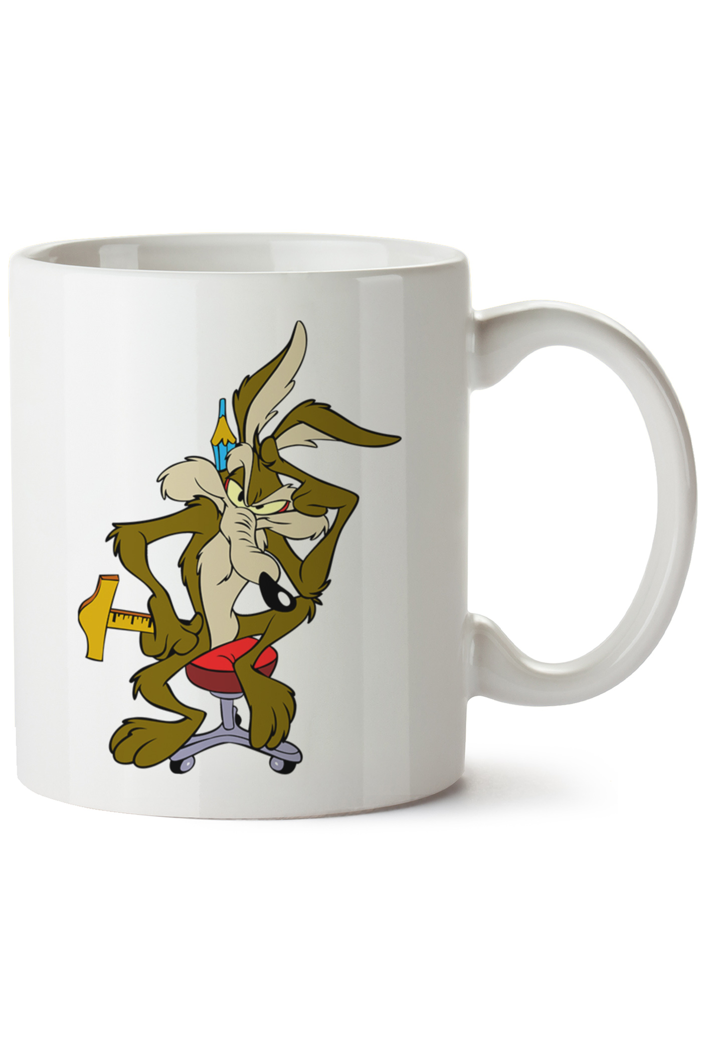 Wile E Coyote Baskılı Porselen Kupa Bardak