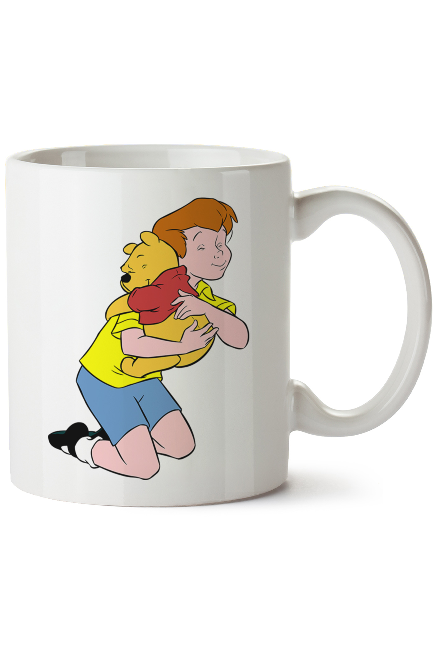 Winnie The Pooh Baskılı Porselen Kupa Bardak