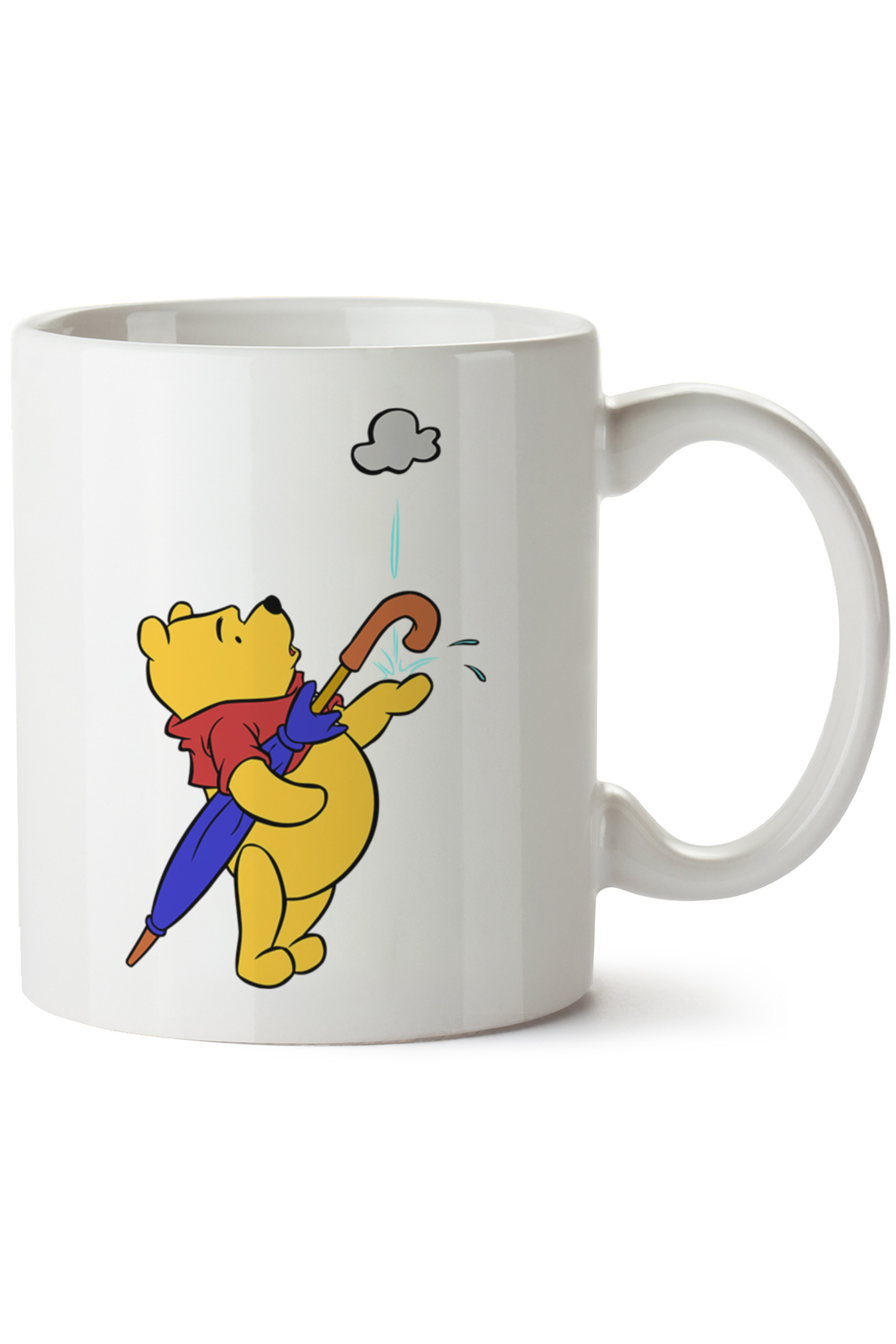 Winnie The Pooh Baskılı Porselen Kupa Bardak