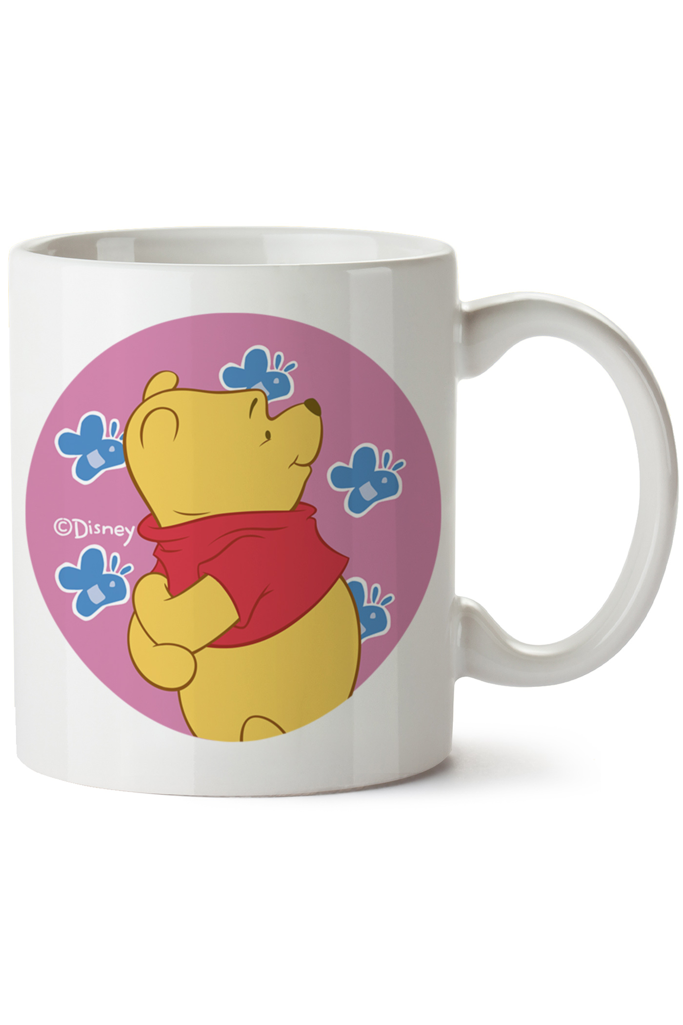 Winnie The Pooh Baskılı Porselen Kupa Bardak