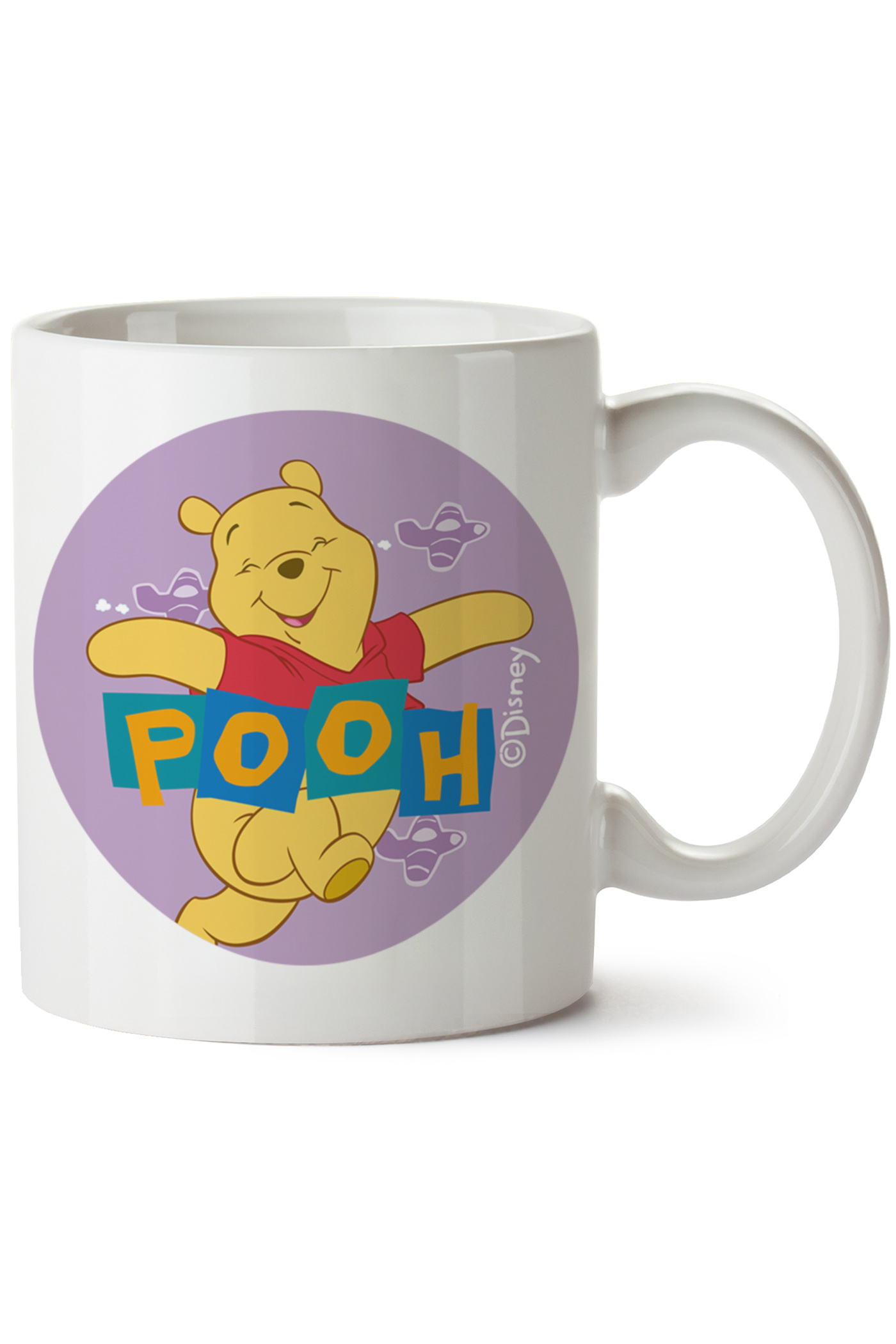 Winnie The Pooh Baskılı Porselen Kupa Bardak
