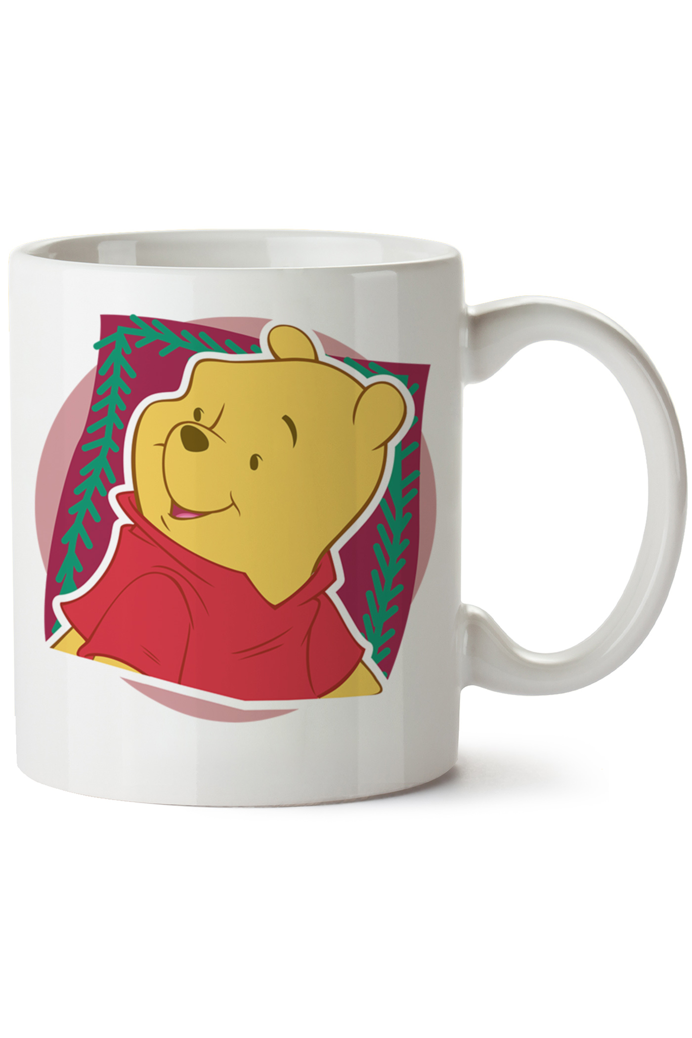 Winnie The Pooh Baskılı Porselen Kupa Bardak