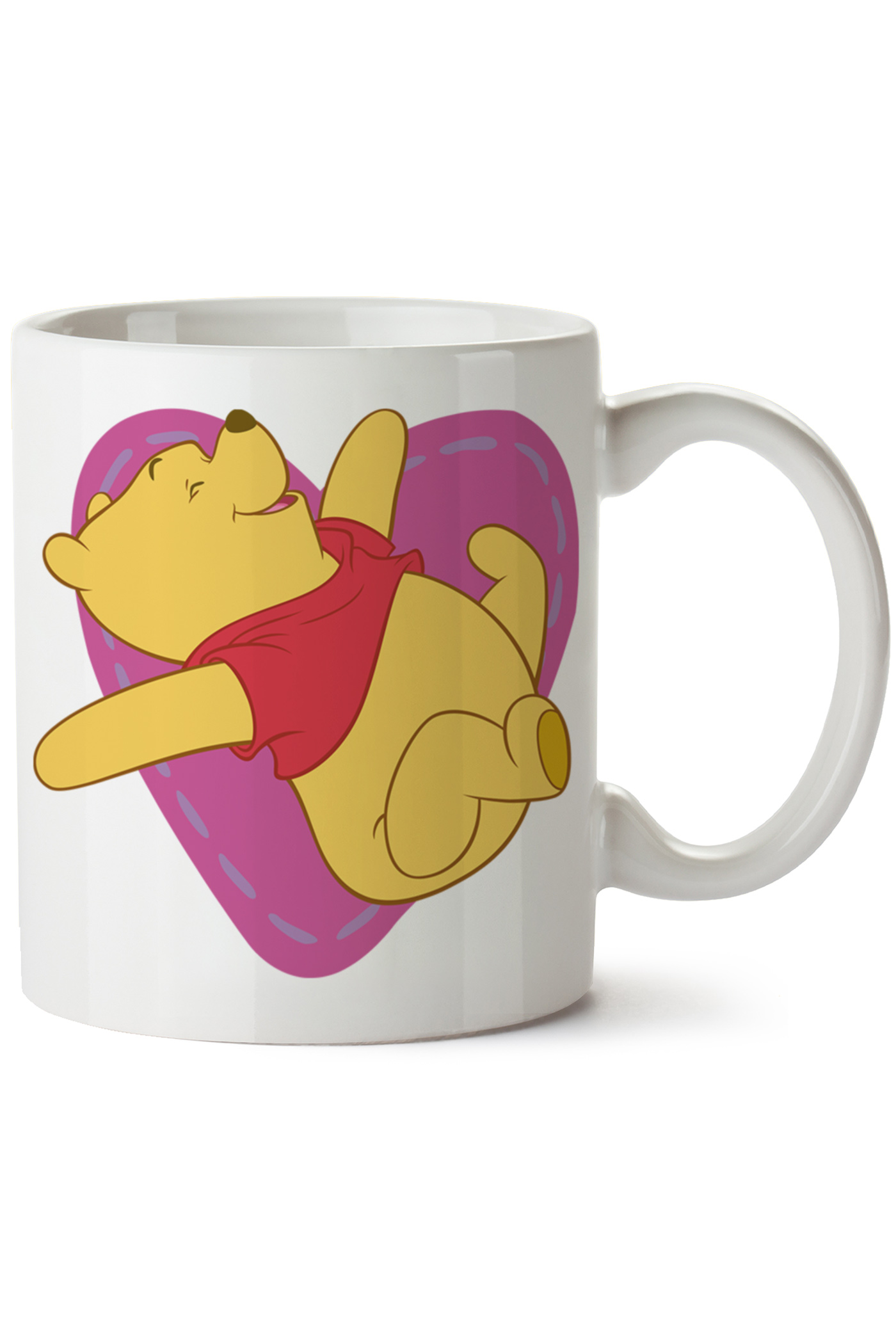 Winnie The Pooh Baskılı Porselen Kupa Bardak