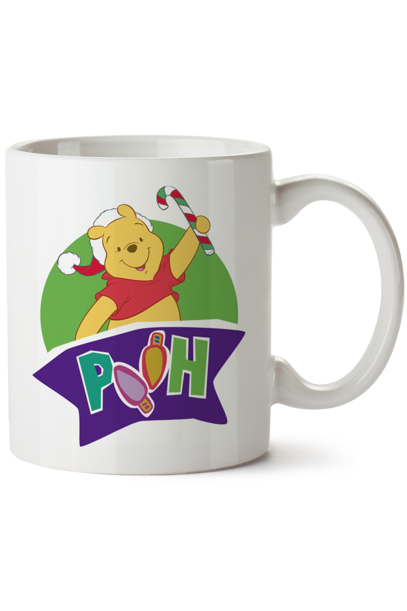 Winnie The Pooh Baskılı Porselen Kupa Bardak