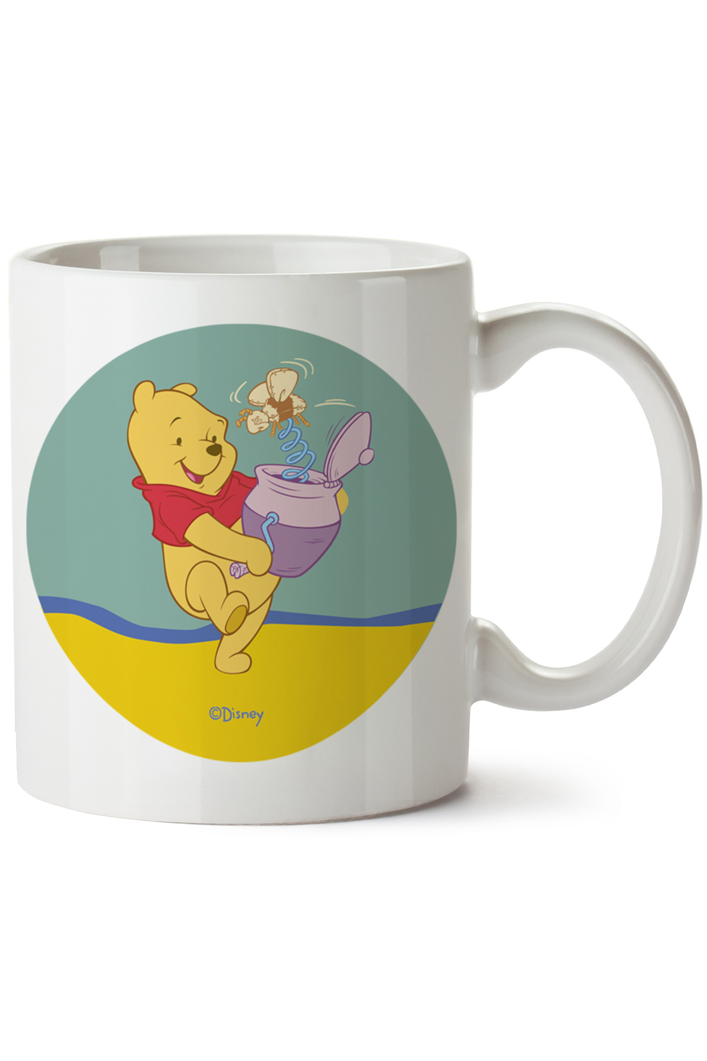 Winnie The Pooh Baskılı Porselen Kupa Bardak