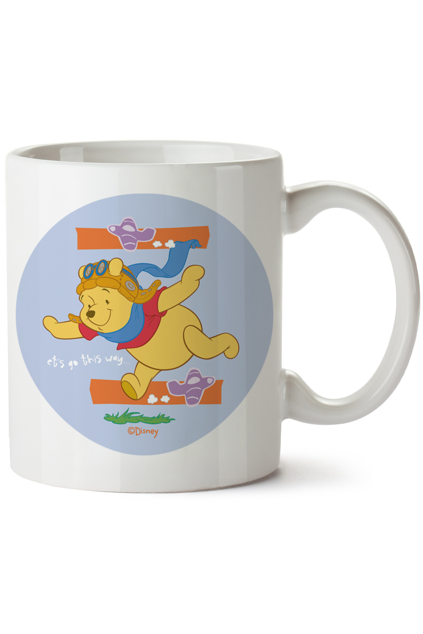 Winnie The Pooh Baskılı Porselen Kupa Bardak