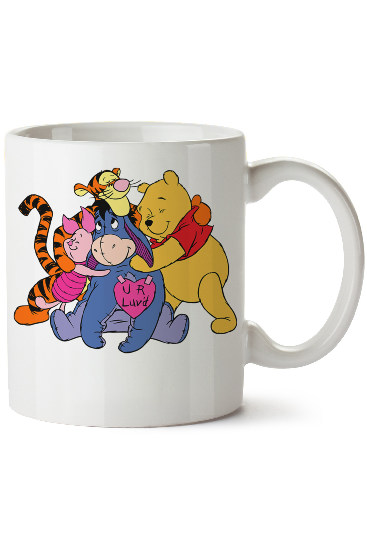 Winnie The Pooh Baskılı Porselen Kupa Bardak