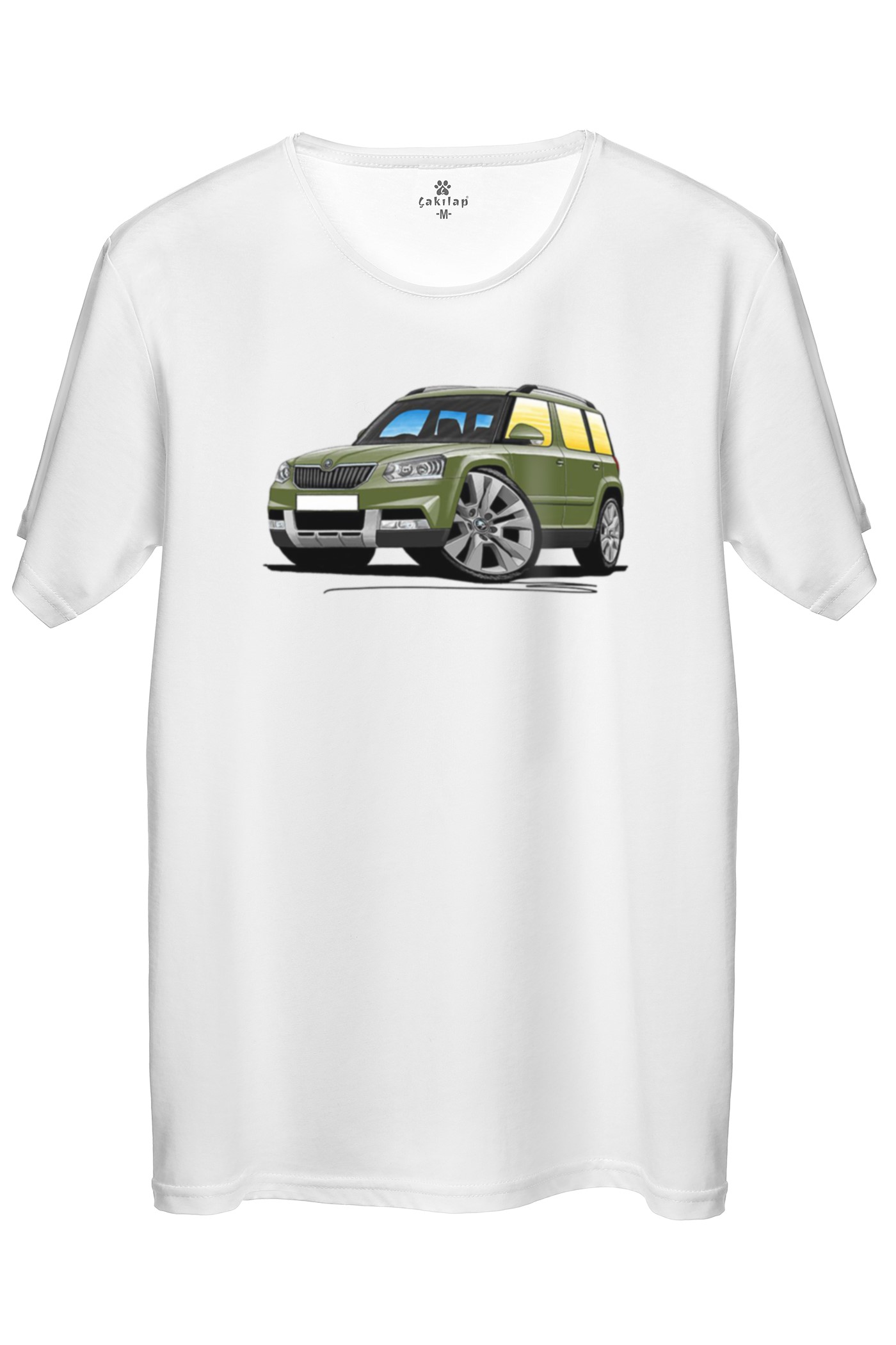 Skoda Yeti Baskılı Regular Tişört