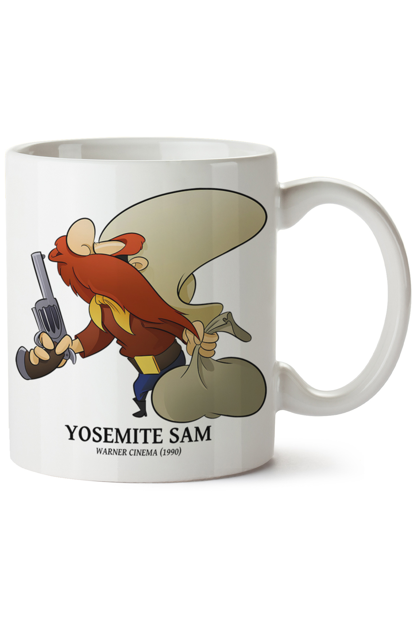 Yosemite Sam Baskılı Porselen Kupa Bardak