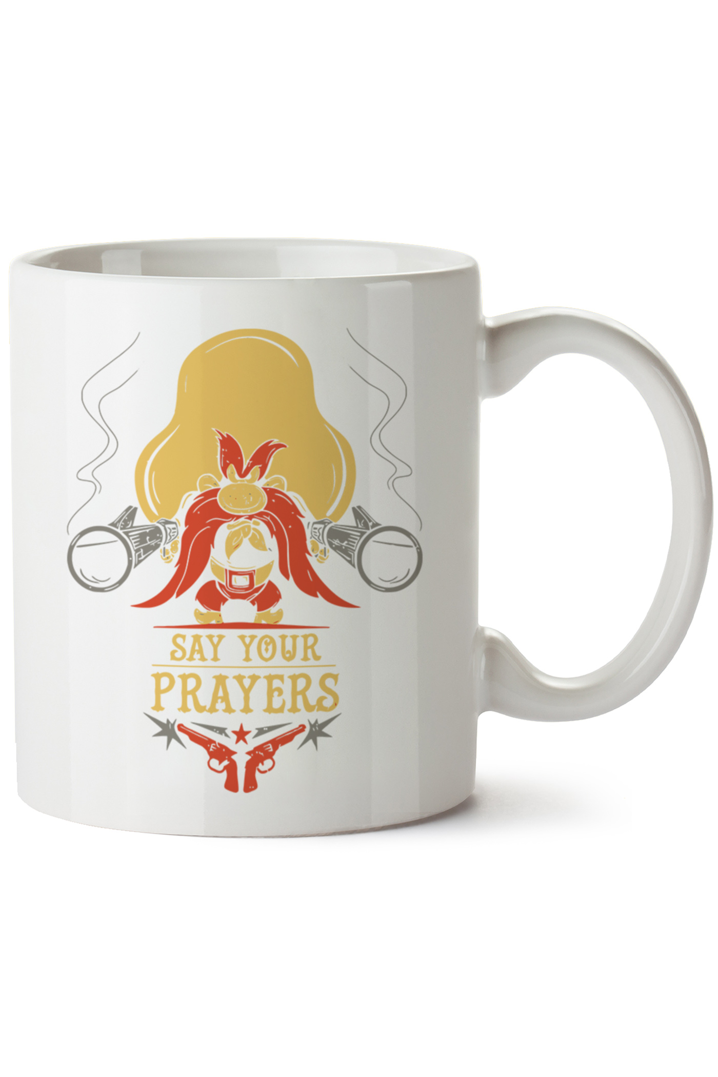 Yosemite Sam Baskılı Porselen Kupa Bardak