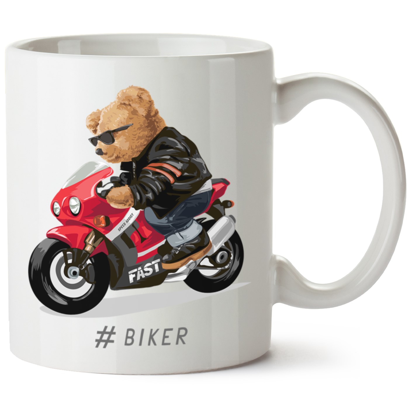 Ayıcık Baskılı Porselen Kupa Bardak