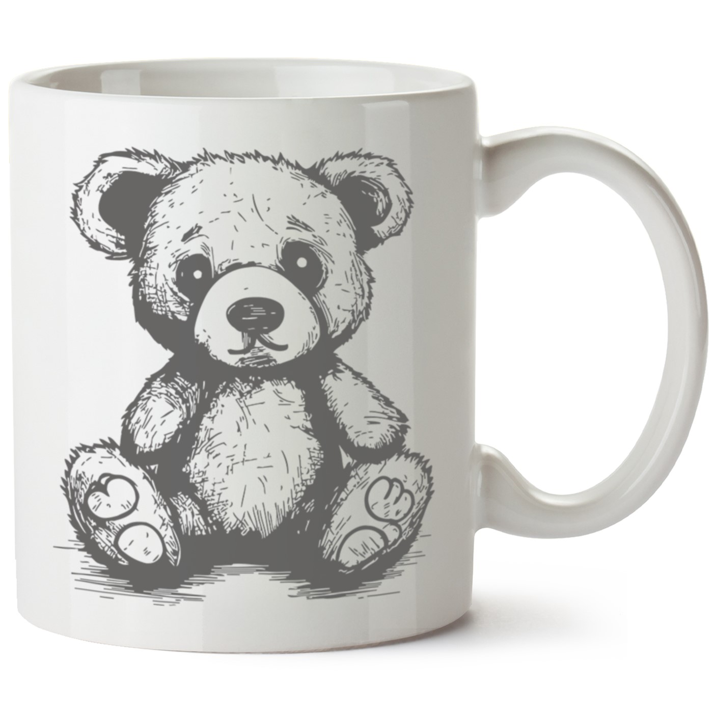 Ayıcık Baskılı Porselen Kupa Bardak