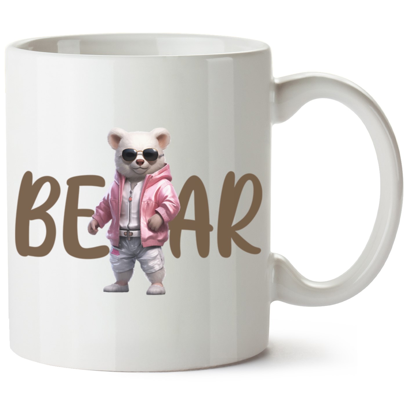 Ayıcık Baskılı Porselen Kupa Bardak