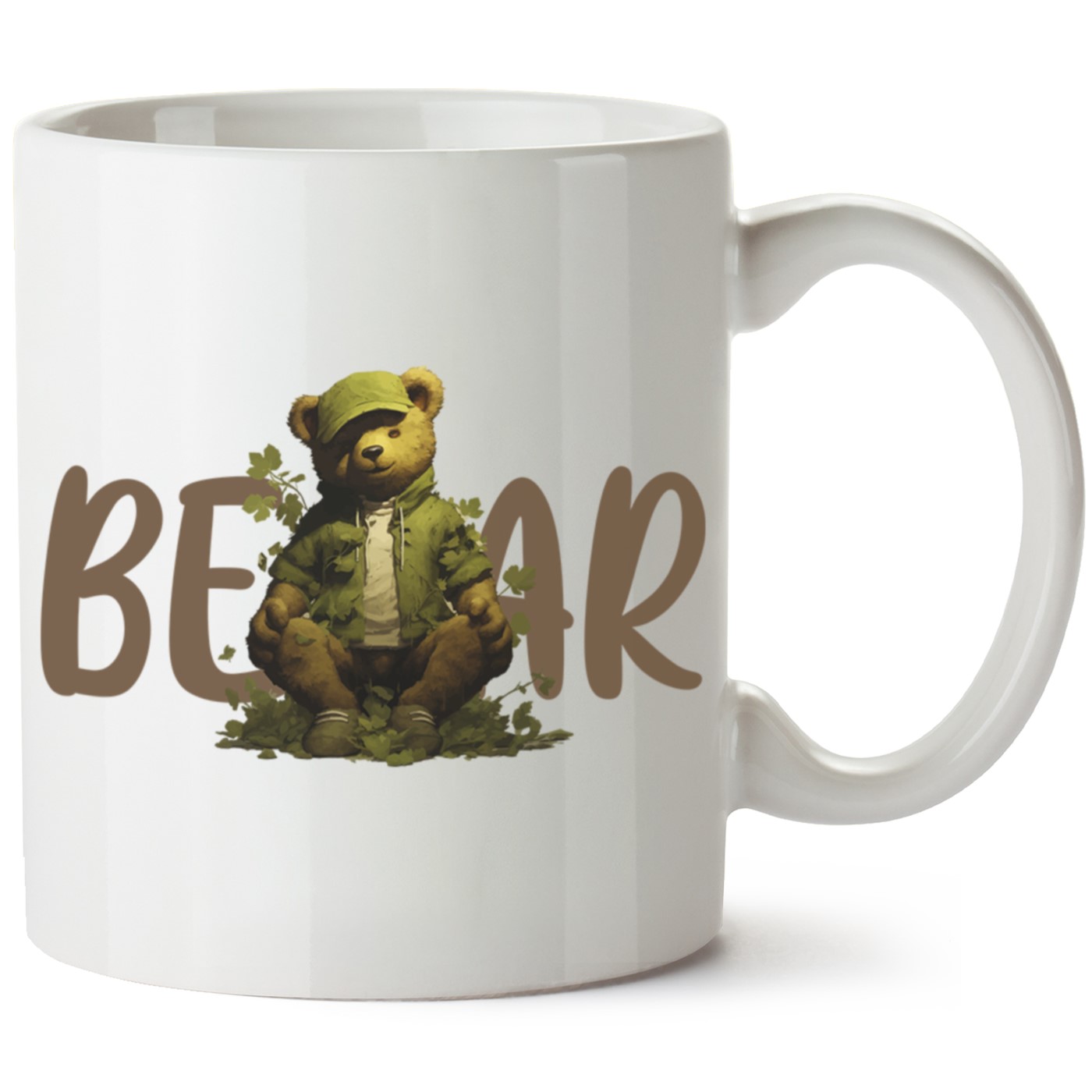 Ayıcık Baskılı Porselen Kupa Bardak